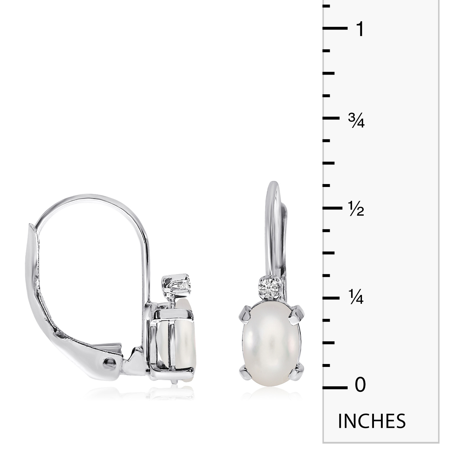 Pink Freshwater Cultured Pearl Earrings 14K Yellow