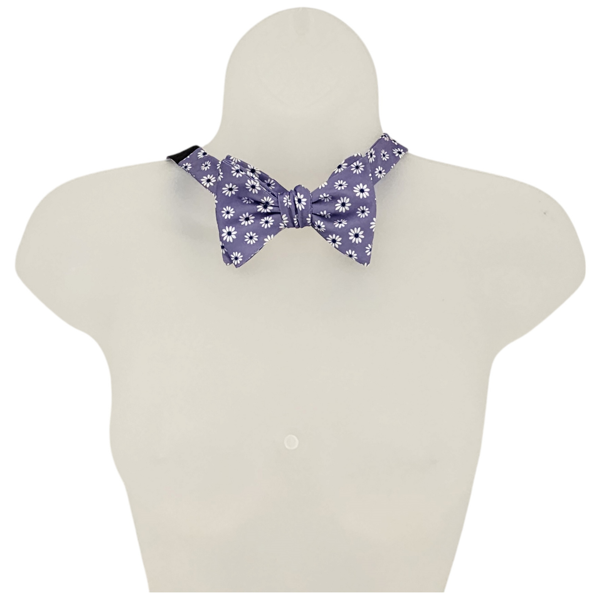 Men's Floral Printed 2.75" x 4.75" Adjustable 16" - 21" Self-Tie Bow Tie - Picture 18 of 40