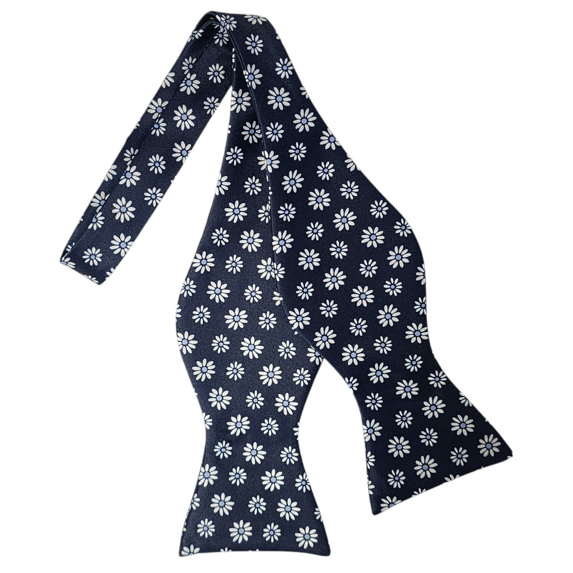 Men's Floral Printed 2.75" x 4.75" Adjustable 16" - 21" Self-Tie Bow Tie - Picture 21 of 40