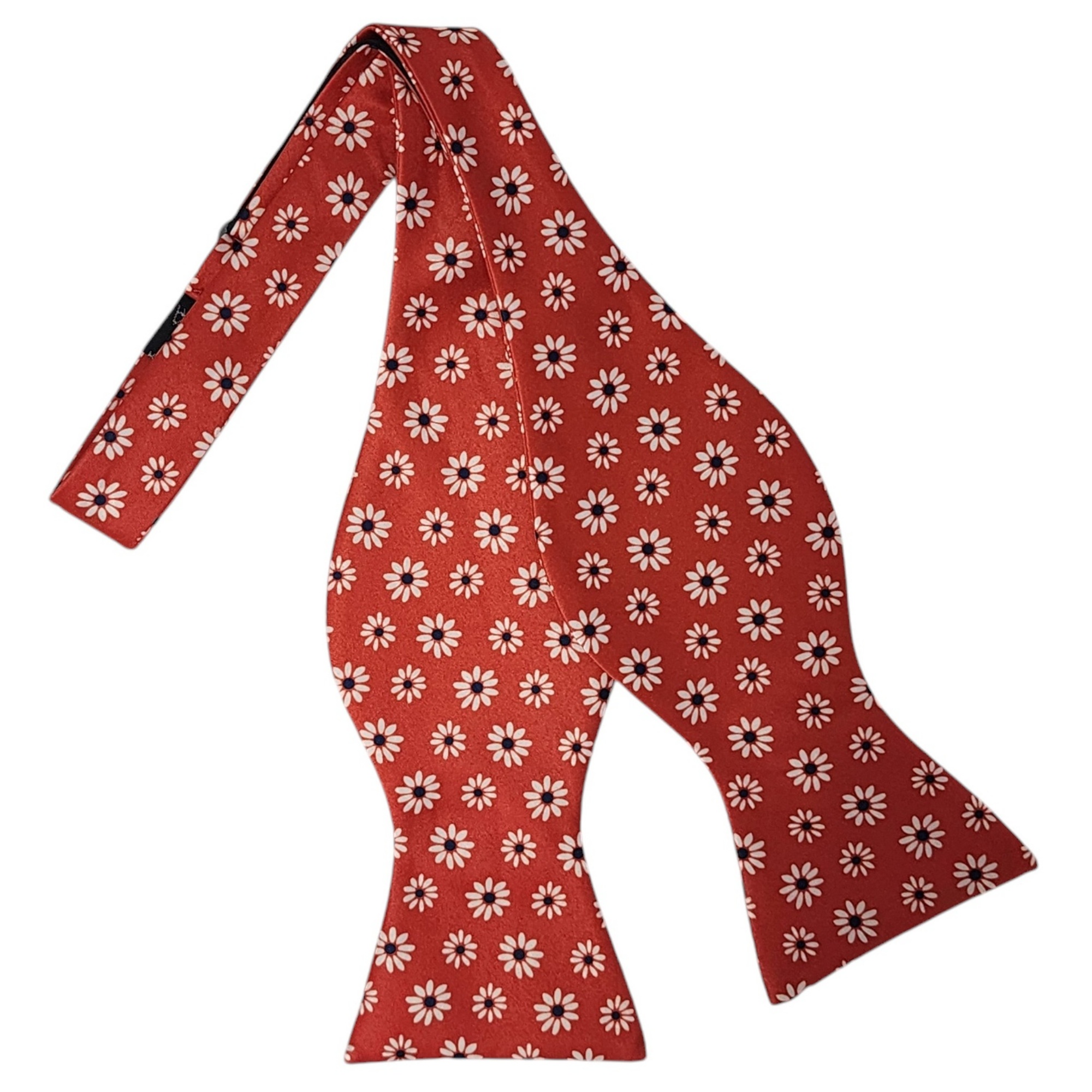 Men's Floral Printed 2.75" x 4.75" Adjustable 16" - 21" Self-Tie Bow Tie - Picture 31 of 40