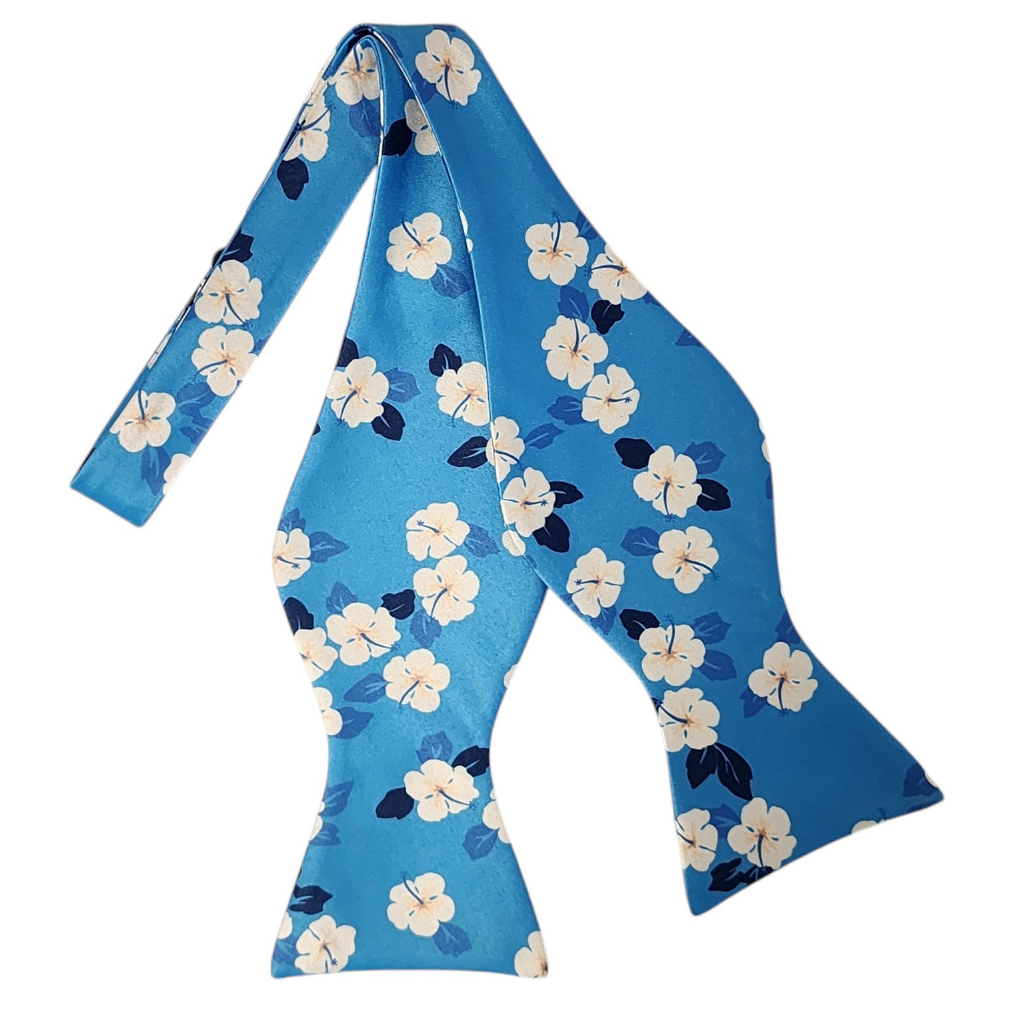 Men's Floral Printed 2.75" x 4.75" Adjustable 16" - 21" Self-Tie Bow Tie - Picture 37 of 40