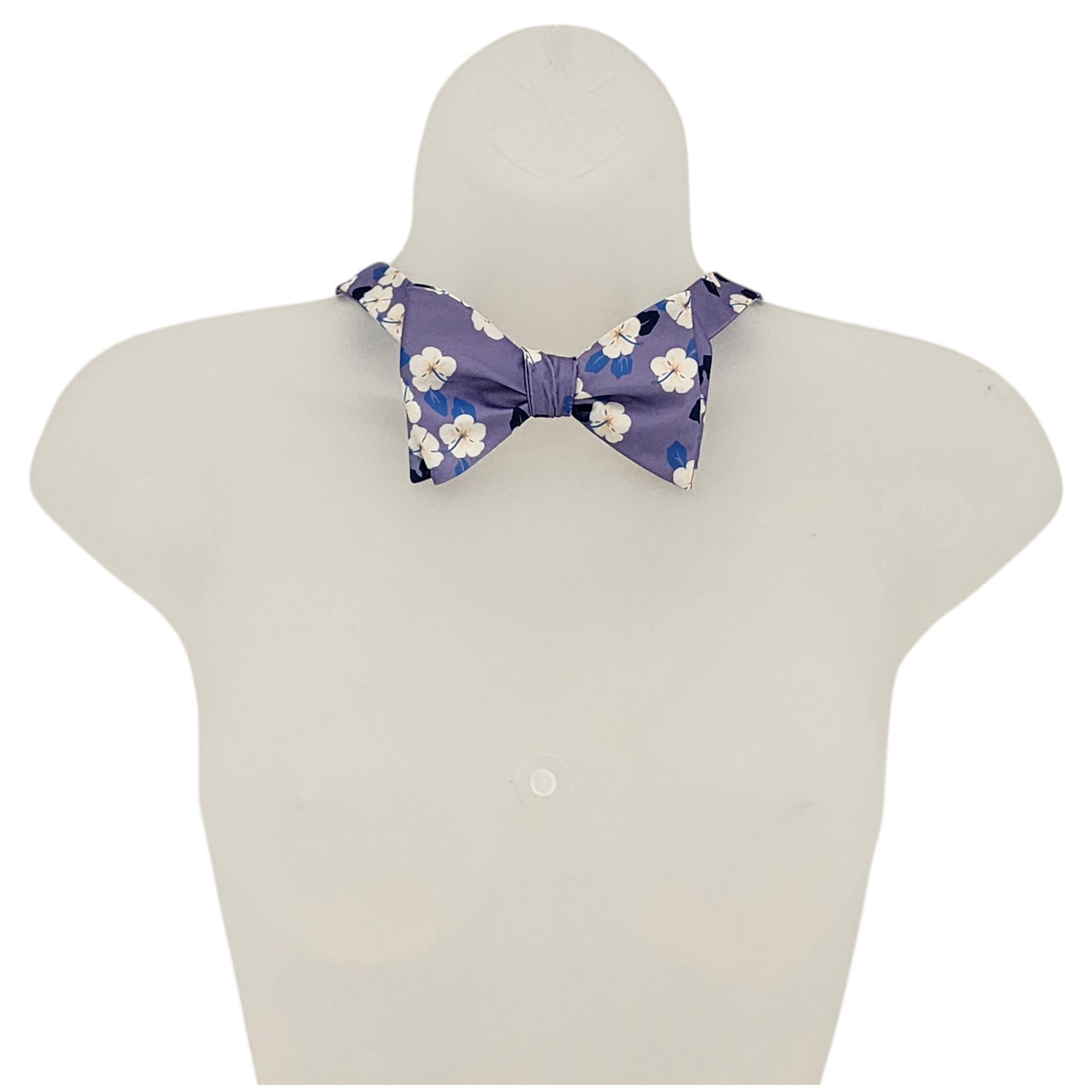 Men's Floral Printed 2.75" x 4.75" Adjustable 16" - 21" Self-Tie Bow Tie - Picture 20 of 40