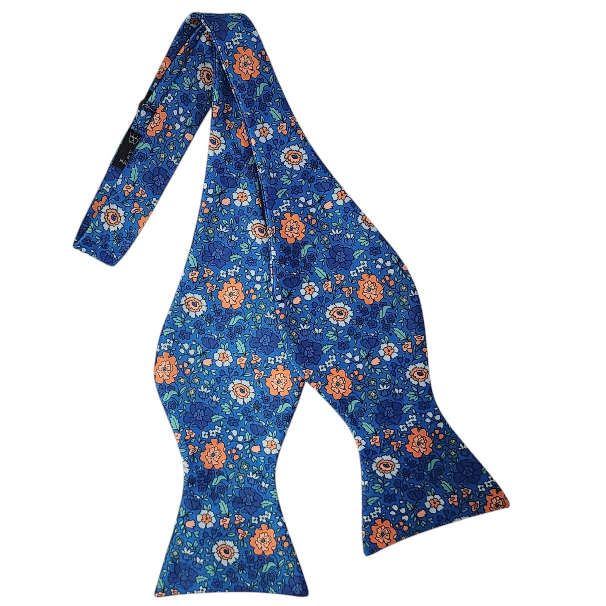 Men's Floral Printed 2.75" x 4.75" Adjustable 16" - 21" Self-Tie Bow Tie - Picture 33 of 40