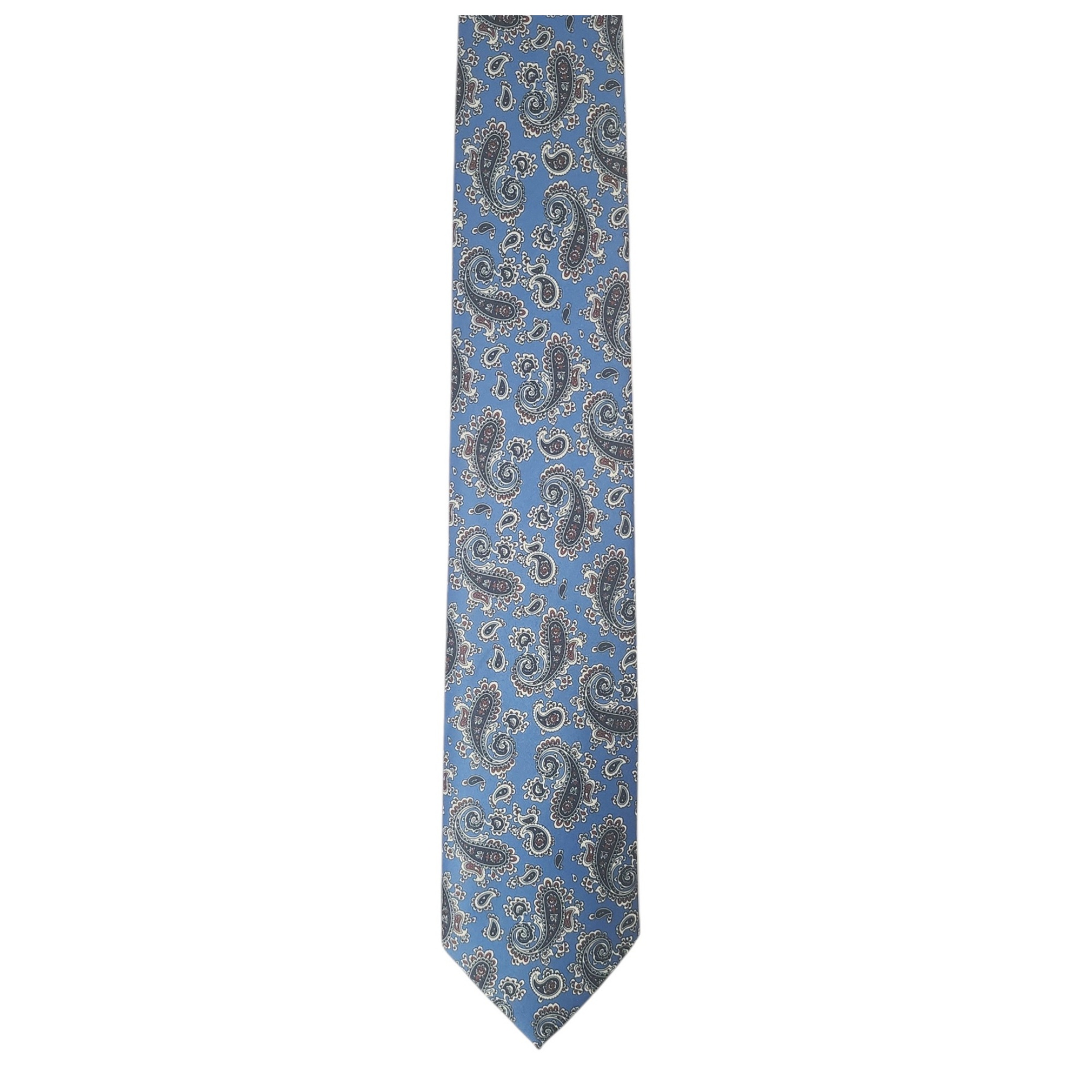 Men's Paisley Printed Design 100% Micro Fiber 3.25" W x 58" L Necktie - Picture 19 of 21