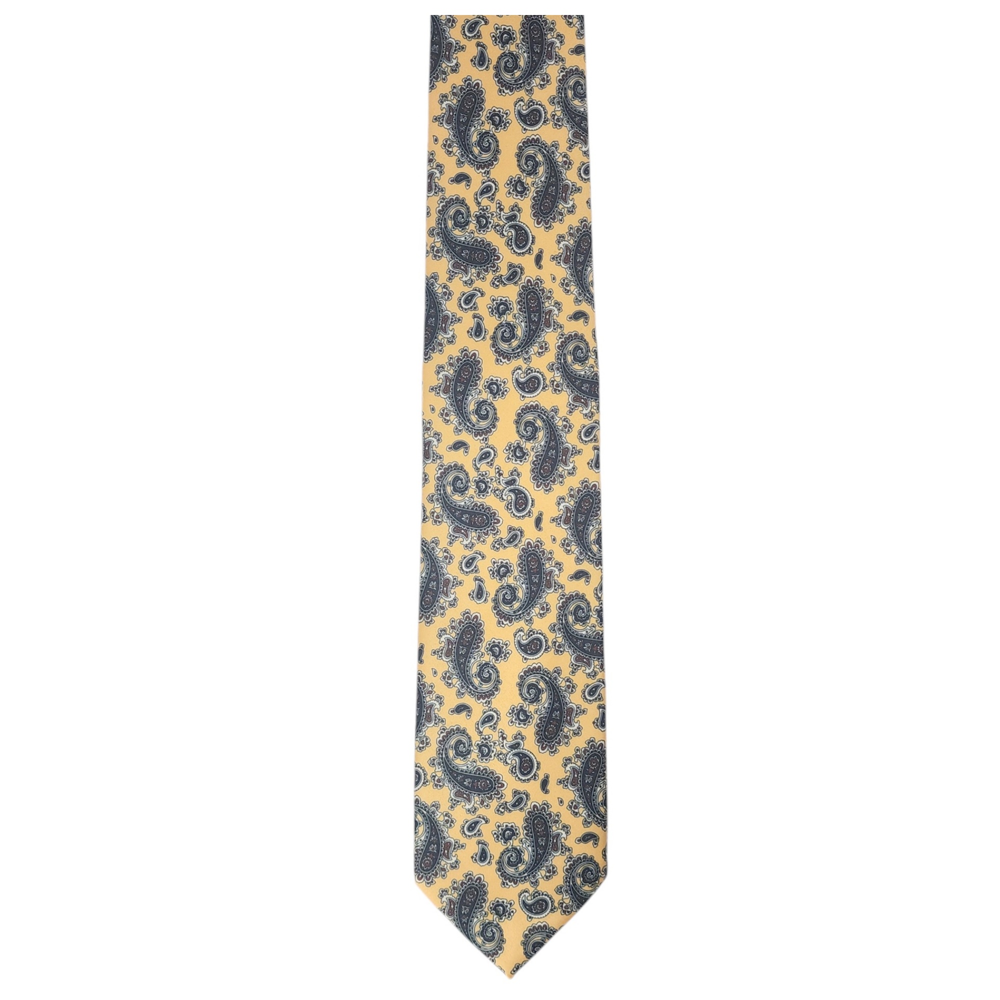 Men's Paisley Printed Design 100% Micro Fiber 3.25" W x 58" L Necktie - Picture 21 of 21
