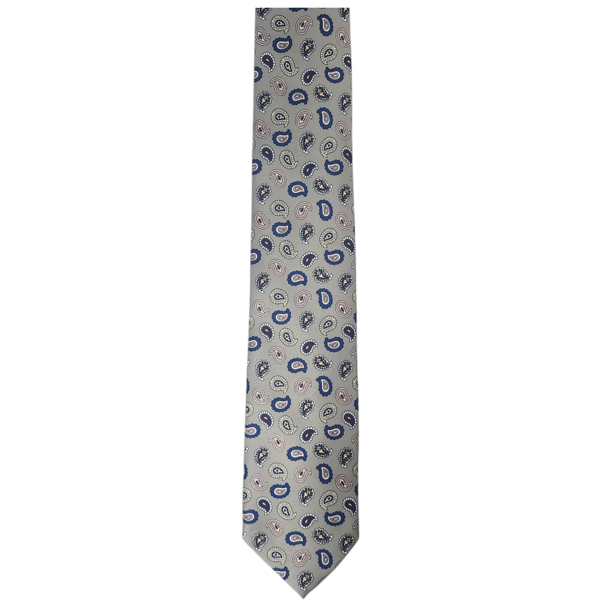 Men's Paisley Printed Design 100% Micro Fiber 3.25" W x 58" L Necktie - Picture 17 of 21
