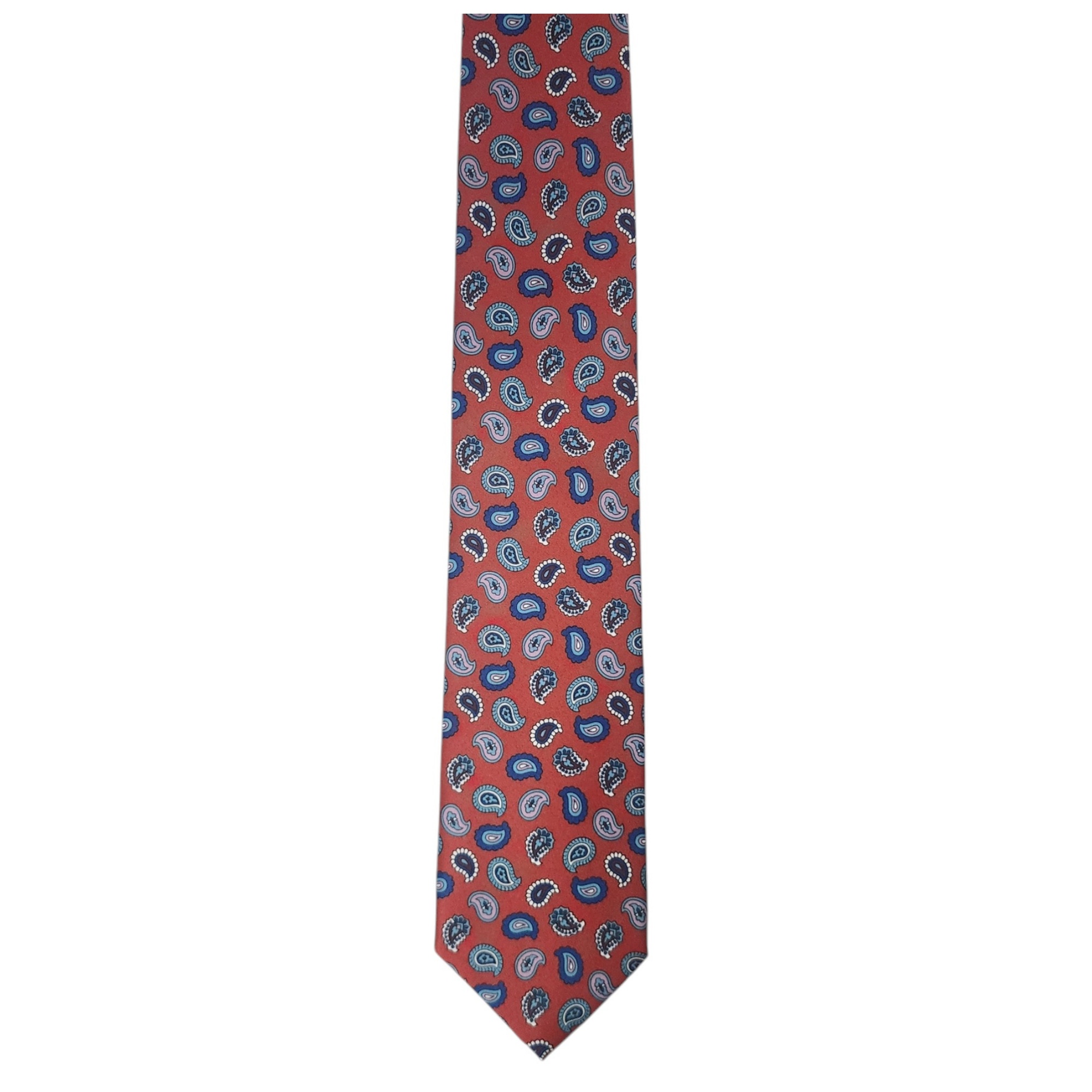 Men's Paisley Printed Design 100% Micro Fiber 3.25" W x 58" L Necktie - Picture 15 of 21