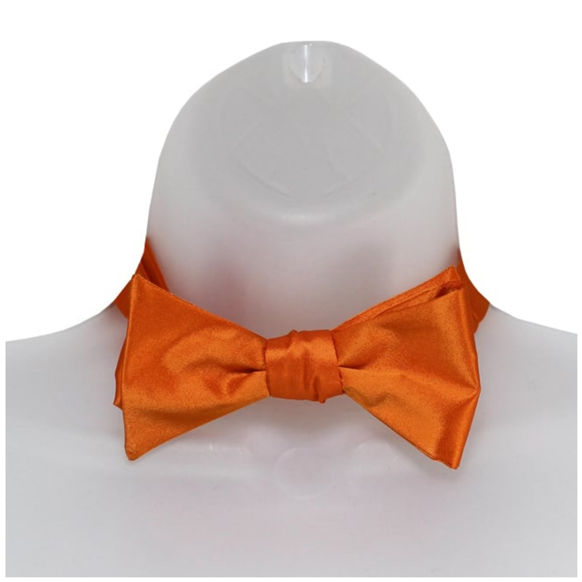 Men's Solid Color 2.75" x 4.75" Adjustable 16" - 22" Self-Tie Bow Tie for - Picture 51 of 69