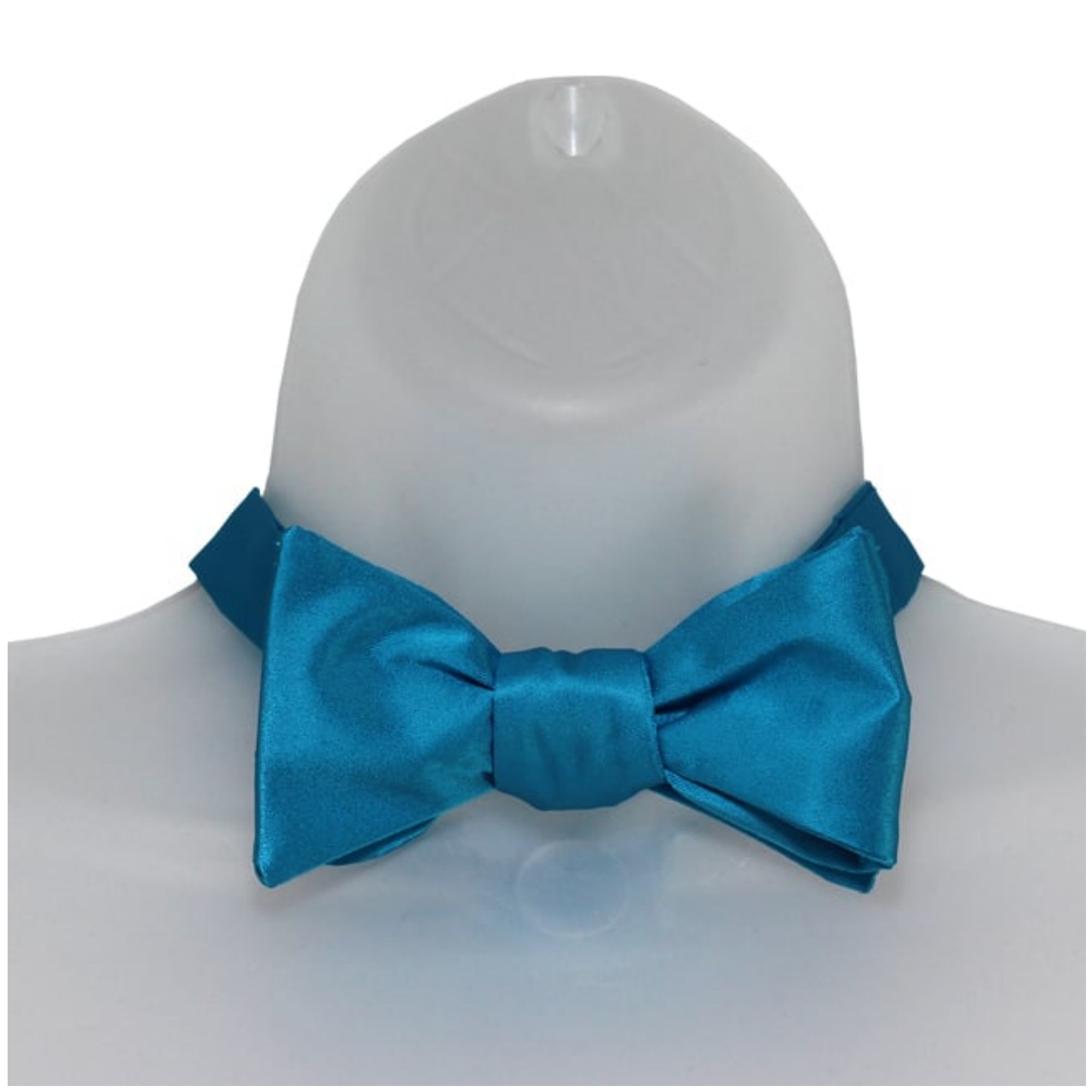 Men's Solid Color 2.75" x 4.75" Adjustable 16" - 22" Self-Tie Bow Tie for - Picture 67 of 69
