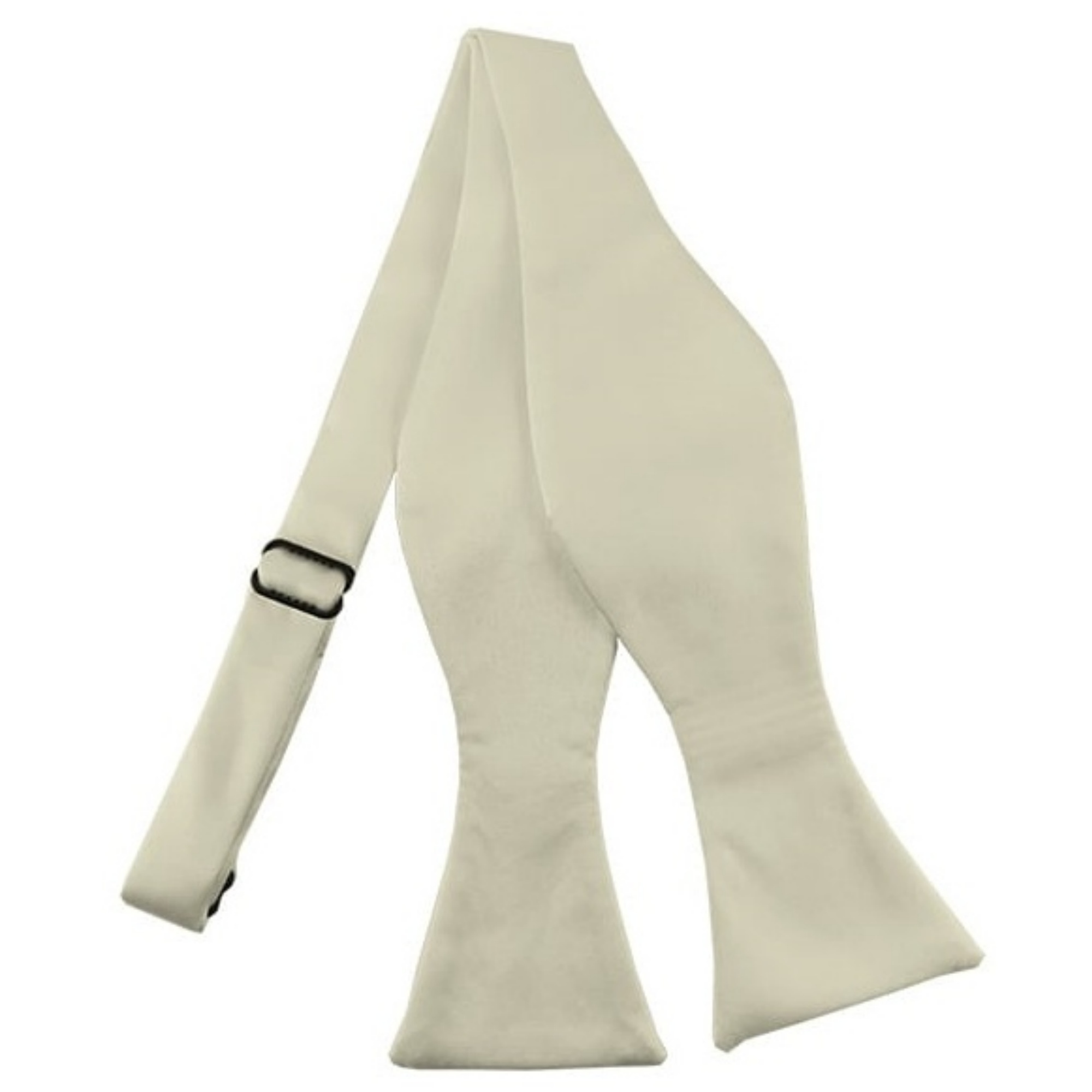 Men's Solid Color 2.75" x 4.75" Adjustable 16" - 22" Self-Tie Bow Tie for - Picture 14 of 69