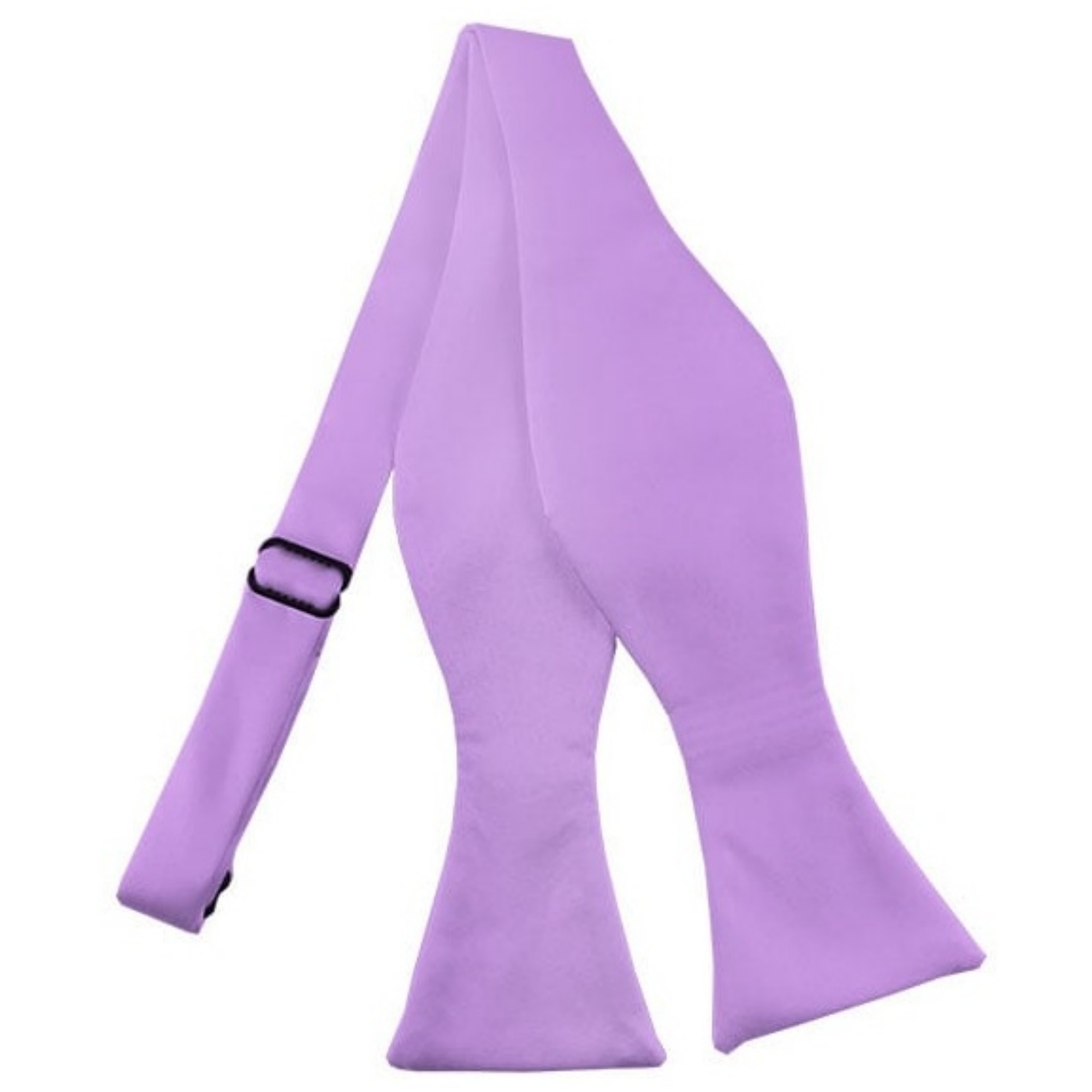 Men's Solid Color 2.75" x 4.75" Adjustable 16" - 22" Self-Tie Bow Tie for - Picture 36 of 69