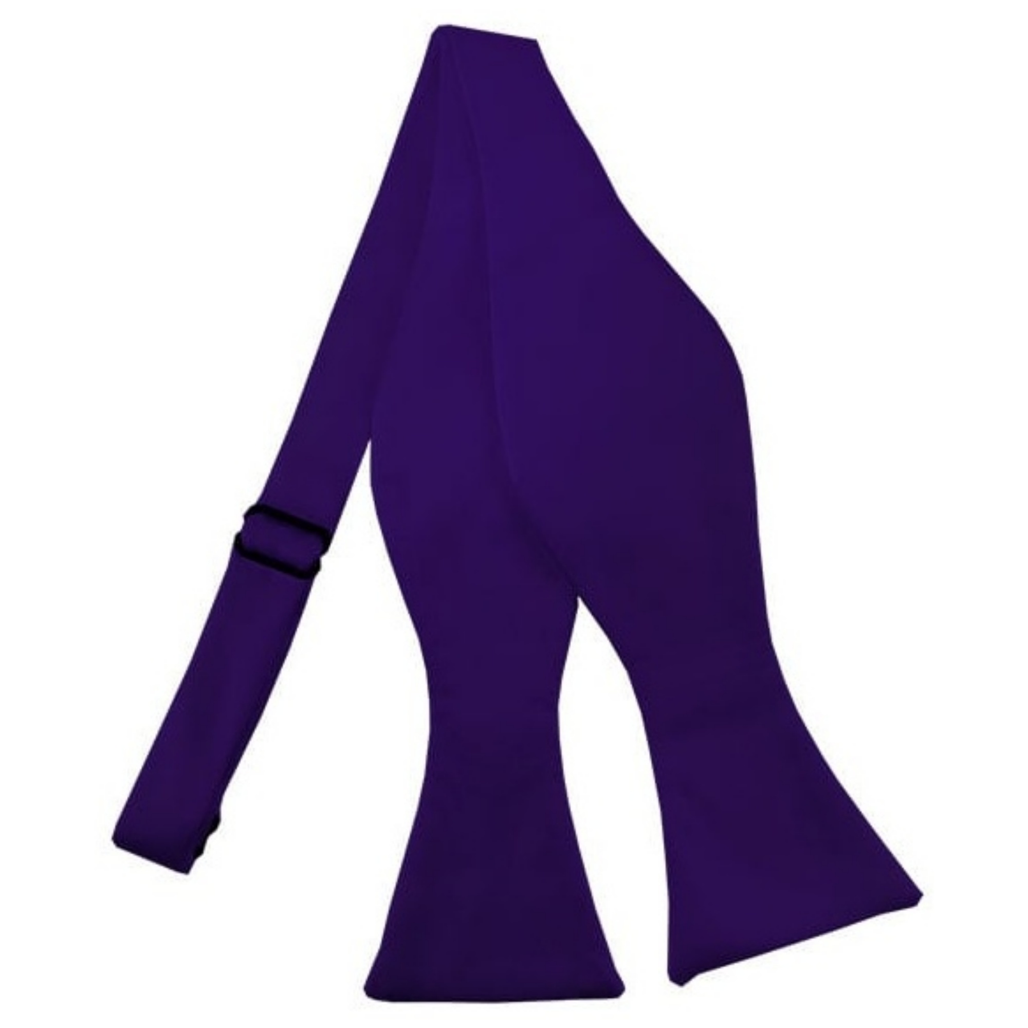 Men's Solid Color 2.75" x 4.75" Adjustable 16" - 22" Self-Tie Bow Tie for - Picture 18 of 69
