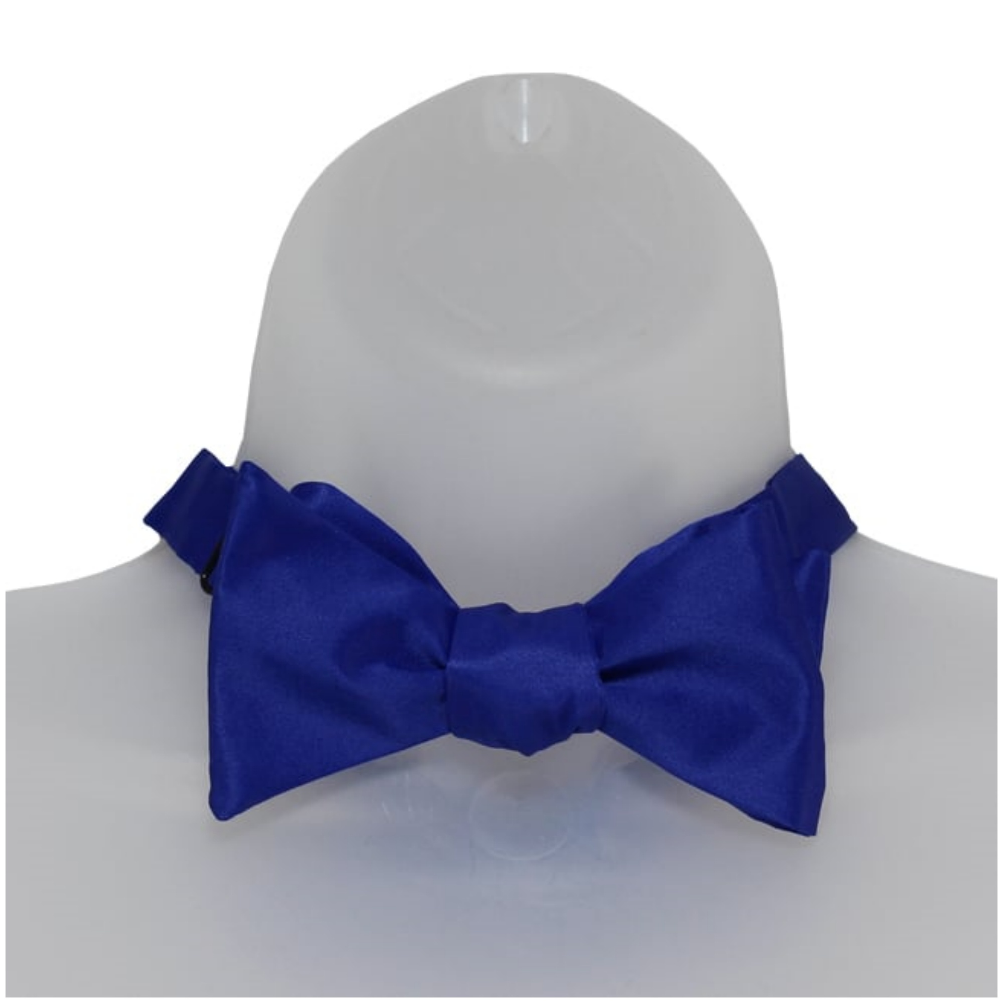 Men's Solid Color 2.75" x 4.75" Adjustable 16" - 22" Self-Tie Bow Tie for - Picture 59 of 69