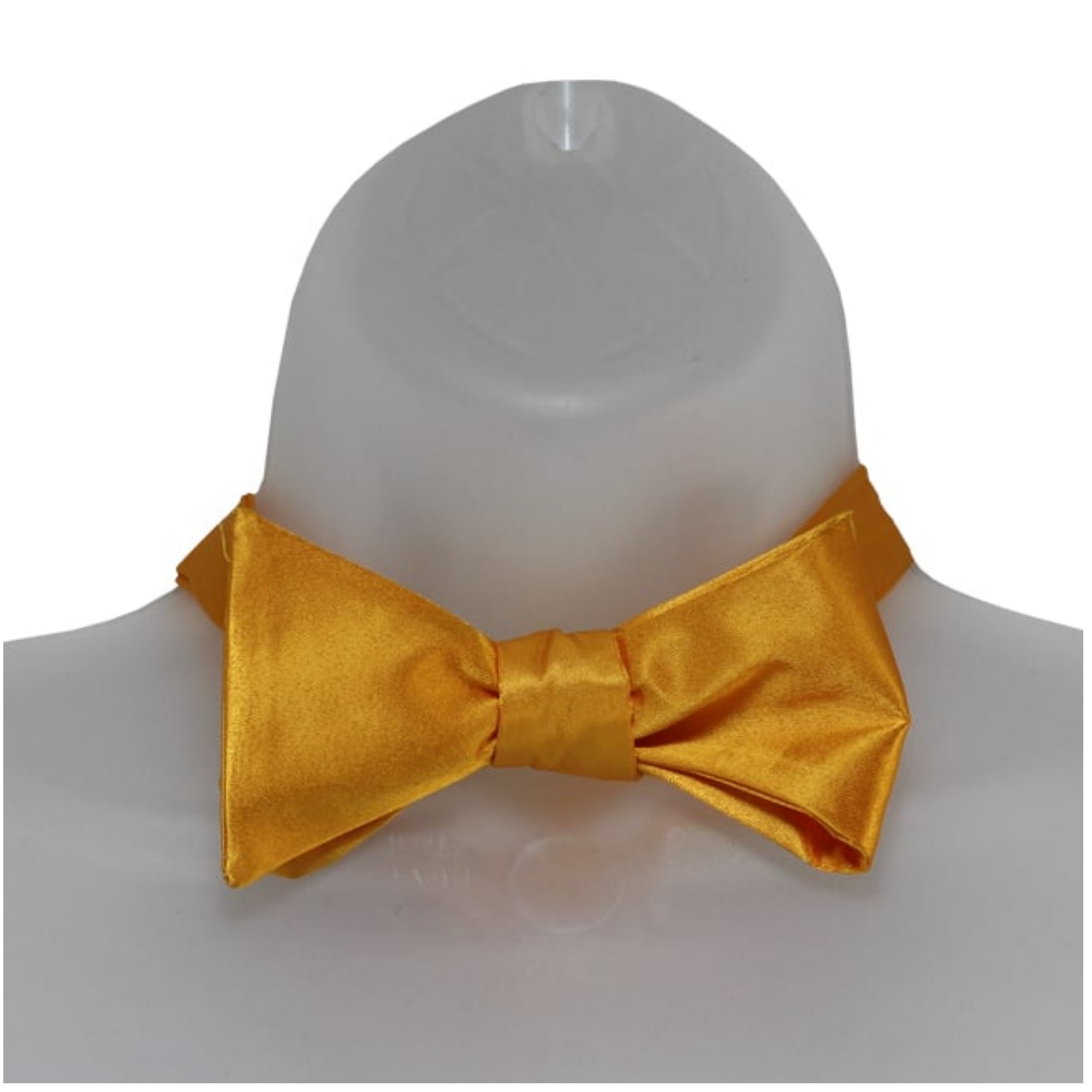 Men's Solid Color 2.75" x 4.75" Adjustable 16" - 22" Self-Tie Bow Tie for - Picture 29 of 69