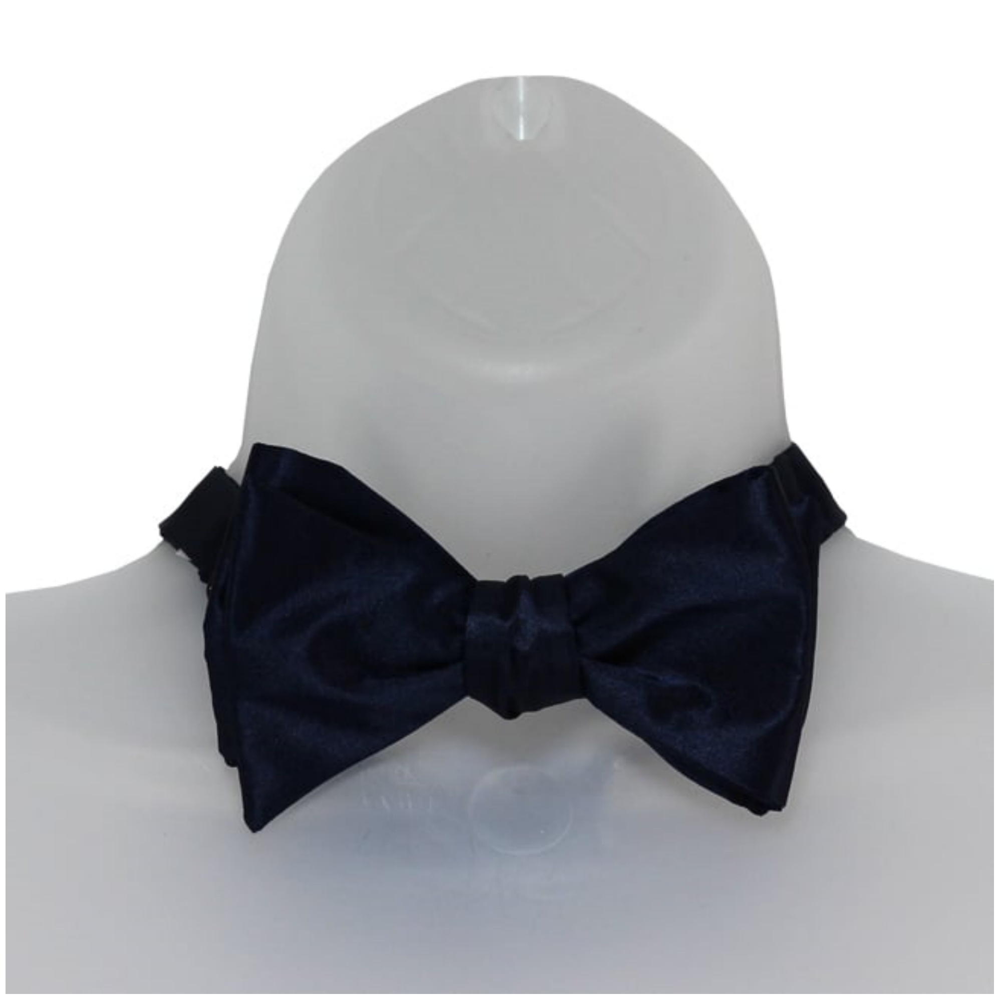 Men's Solid Color 2.75" x 4.75" Adjustable 16" - 22" Self-Tie Bow Tie for - Picture 47 of 69