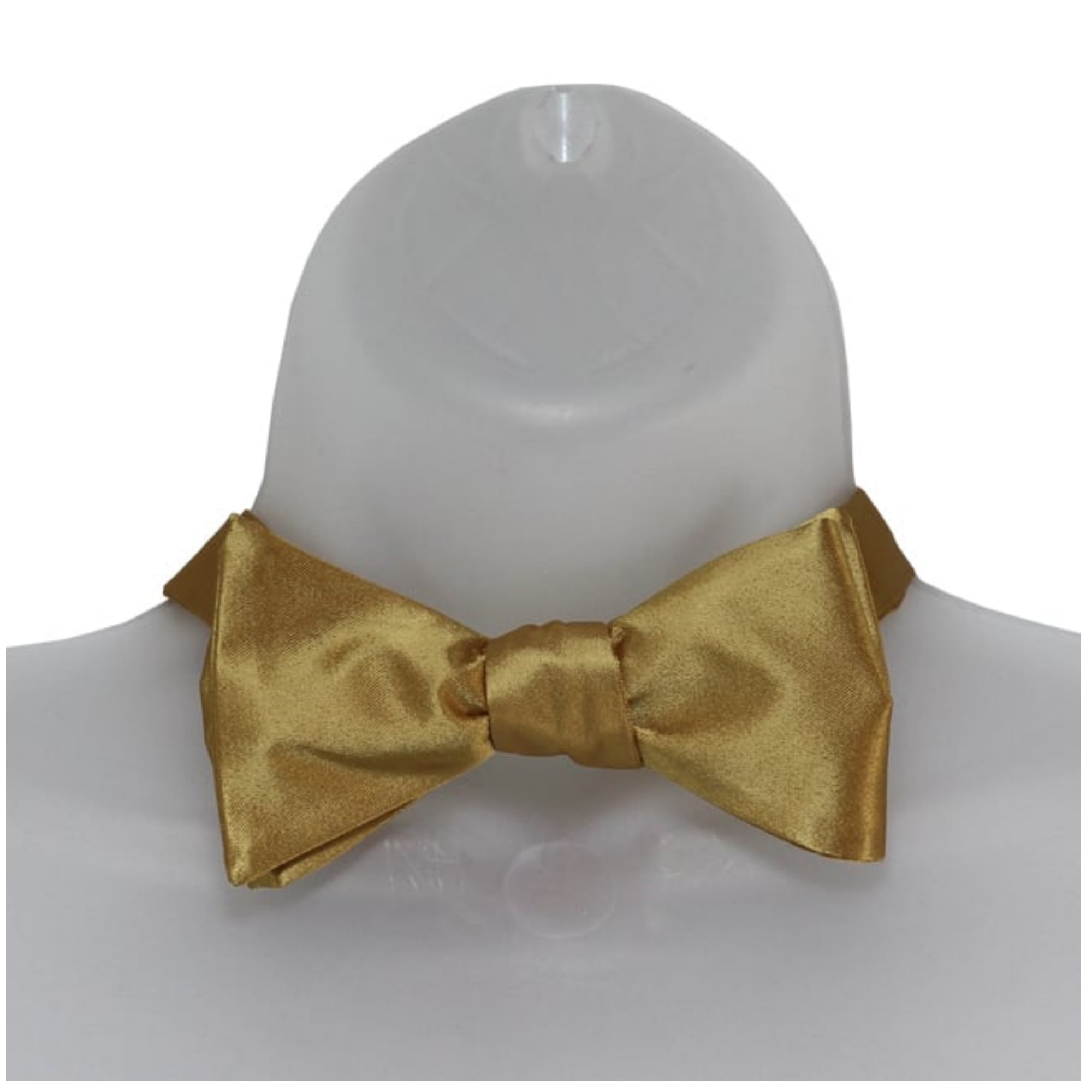 Men's Solid Color 2.75" x 4.75" Adjustable 16" - 22" Self-Tie Bow Tie for - Picture 31 of 69