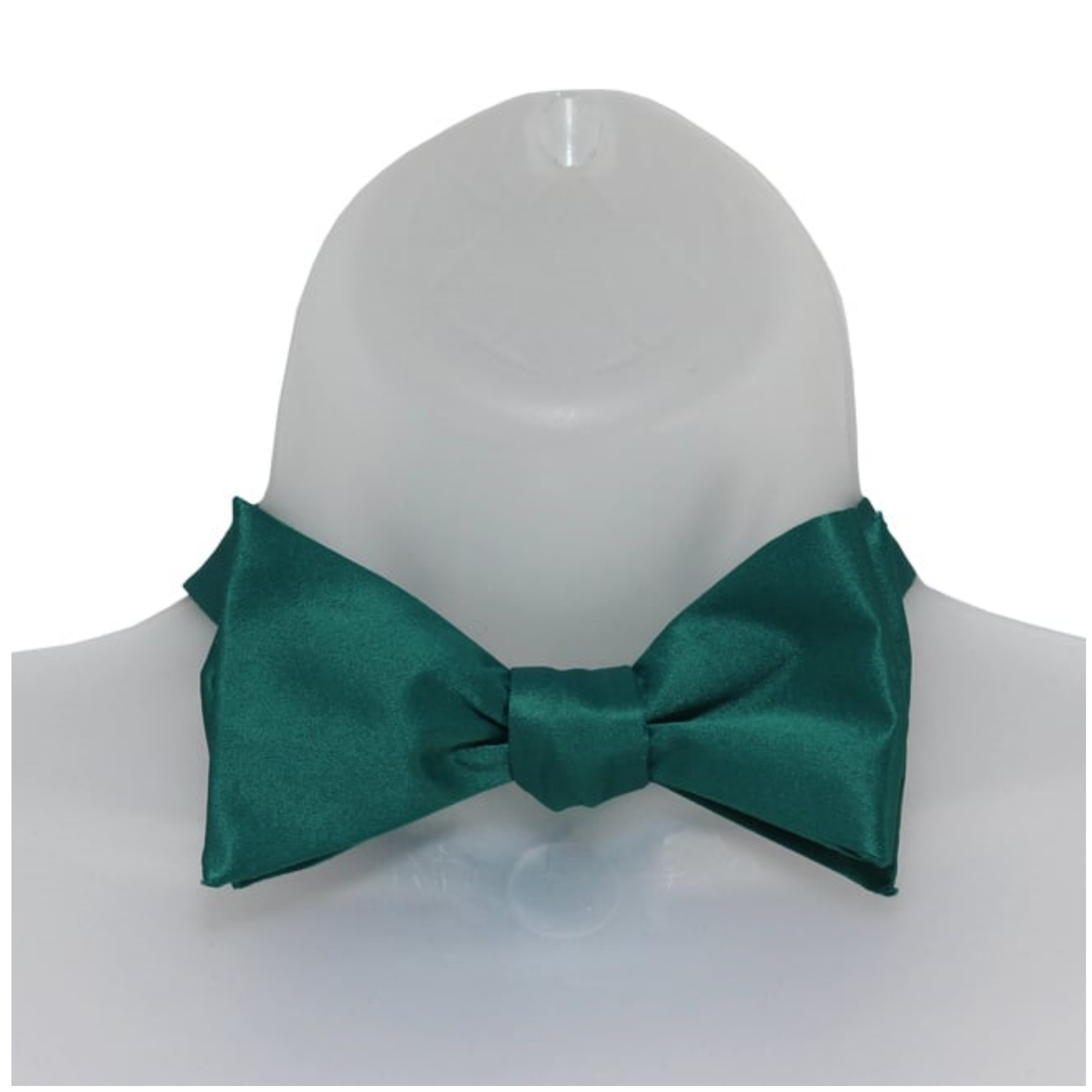 Men's Solid Color 2.75" x 4.75" Adjustable 16" - 22" Self-Tie Bow Tie for - Picture 65 of 69