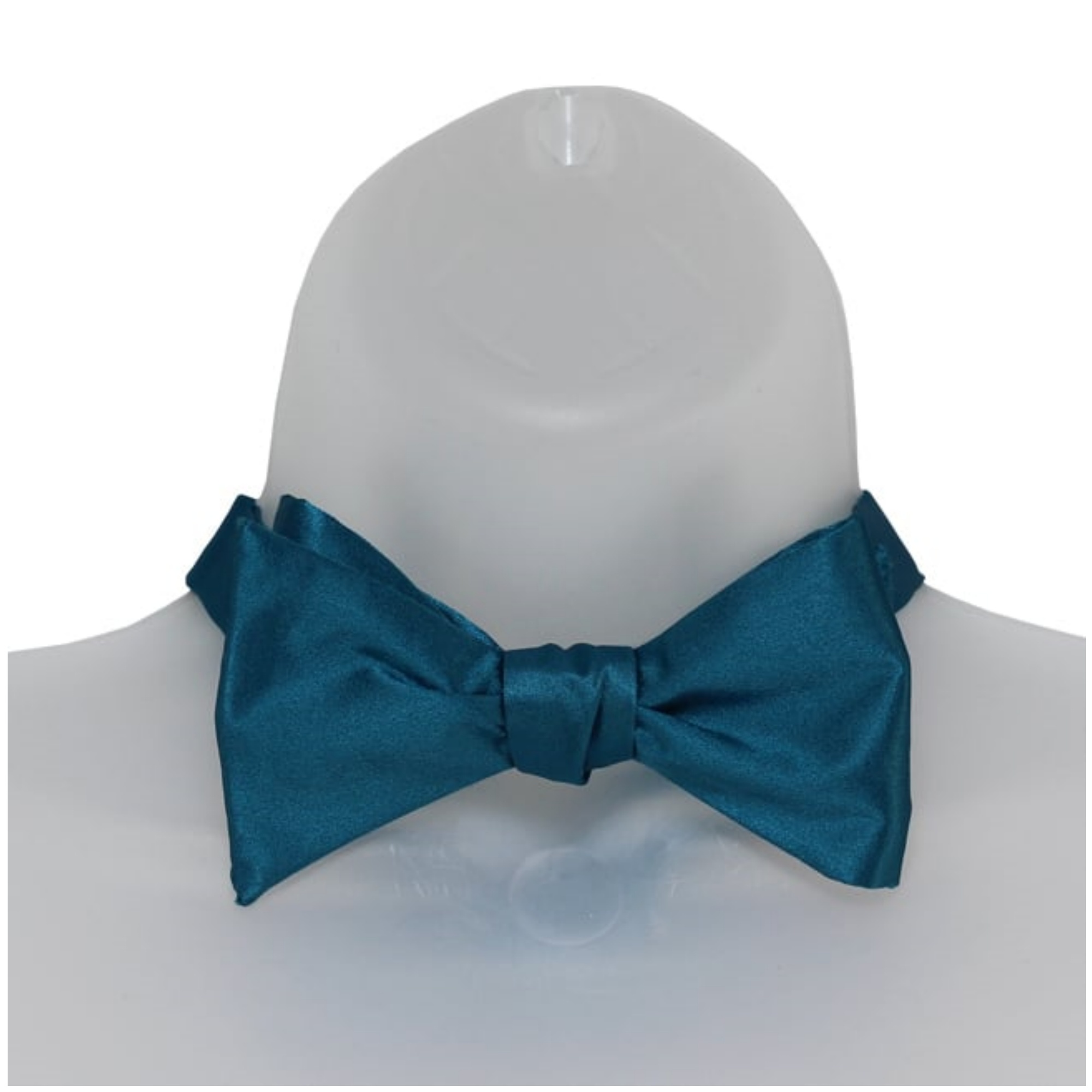 Men's Solid Color 2.75" x 4.75" Adjustable 16" - 22" Self-Tie Bow Tie for - Picture 49 of 69