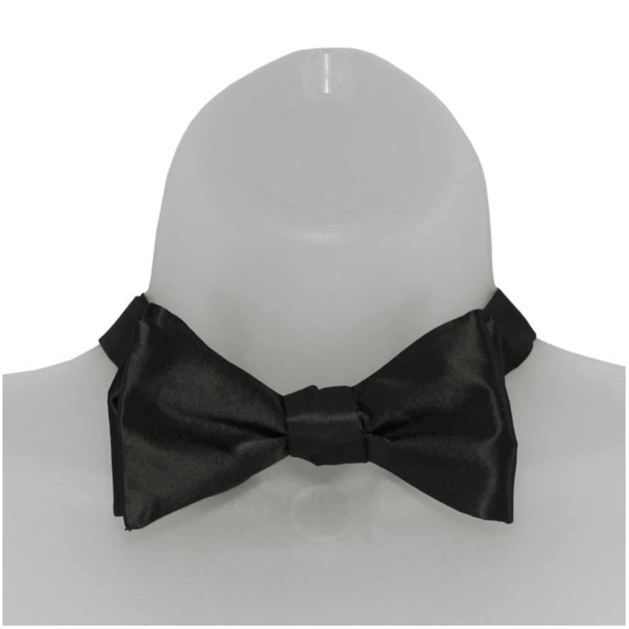 Men's Solid Color 2.75" x 4.75" Adjustable 16" - 22" Self-Tie Bow Tie for - Picture 11 of 69