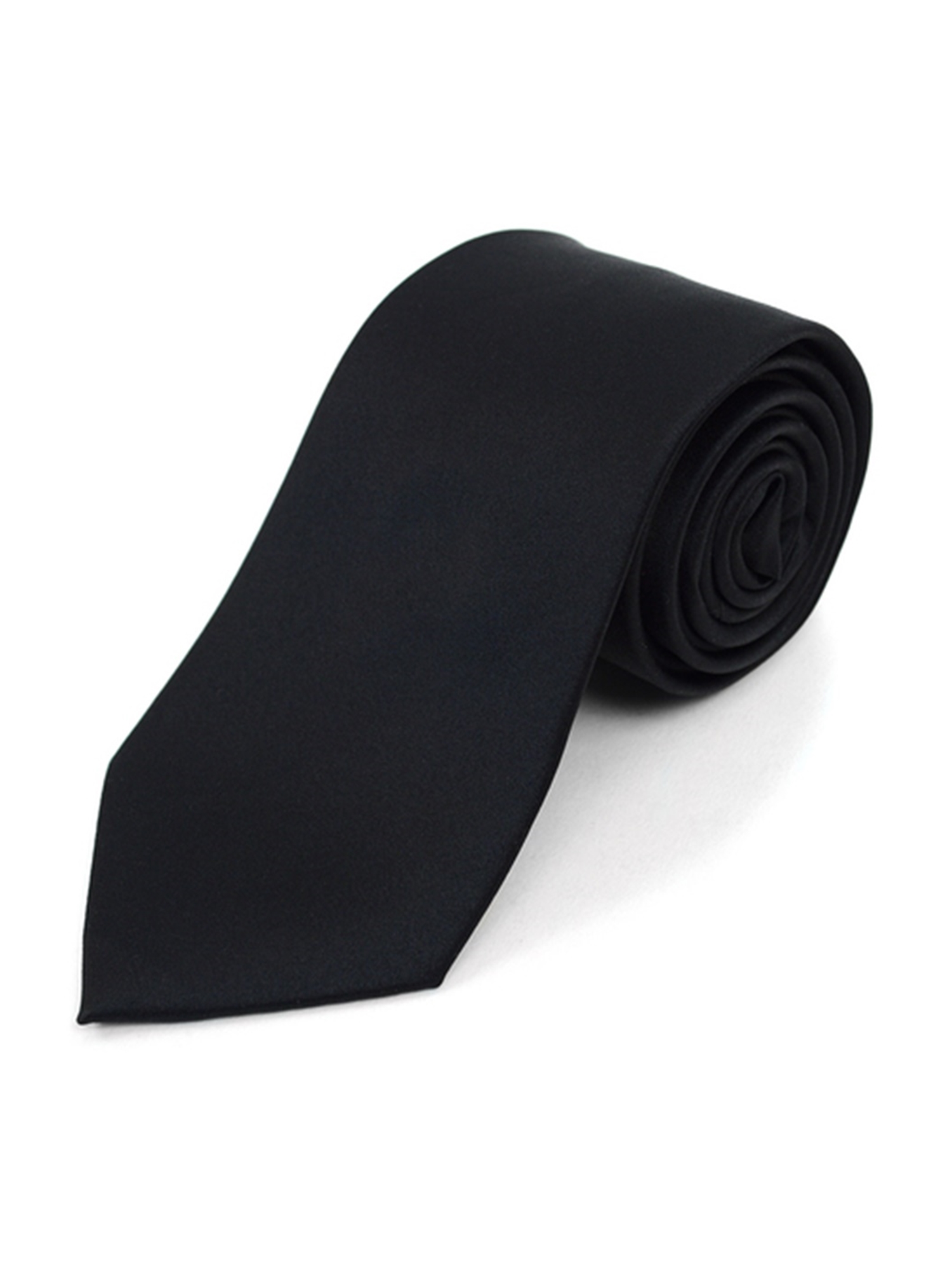 Boy's Age 12-16 Solid Color Wedding Necktie - Picture 7 of 29