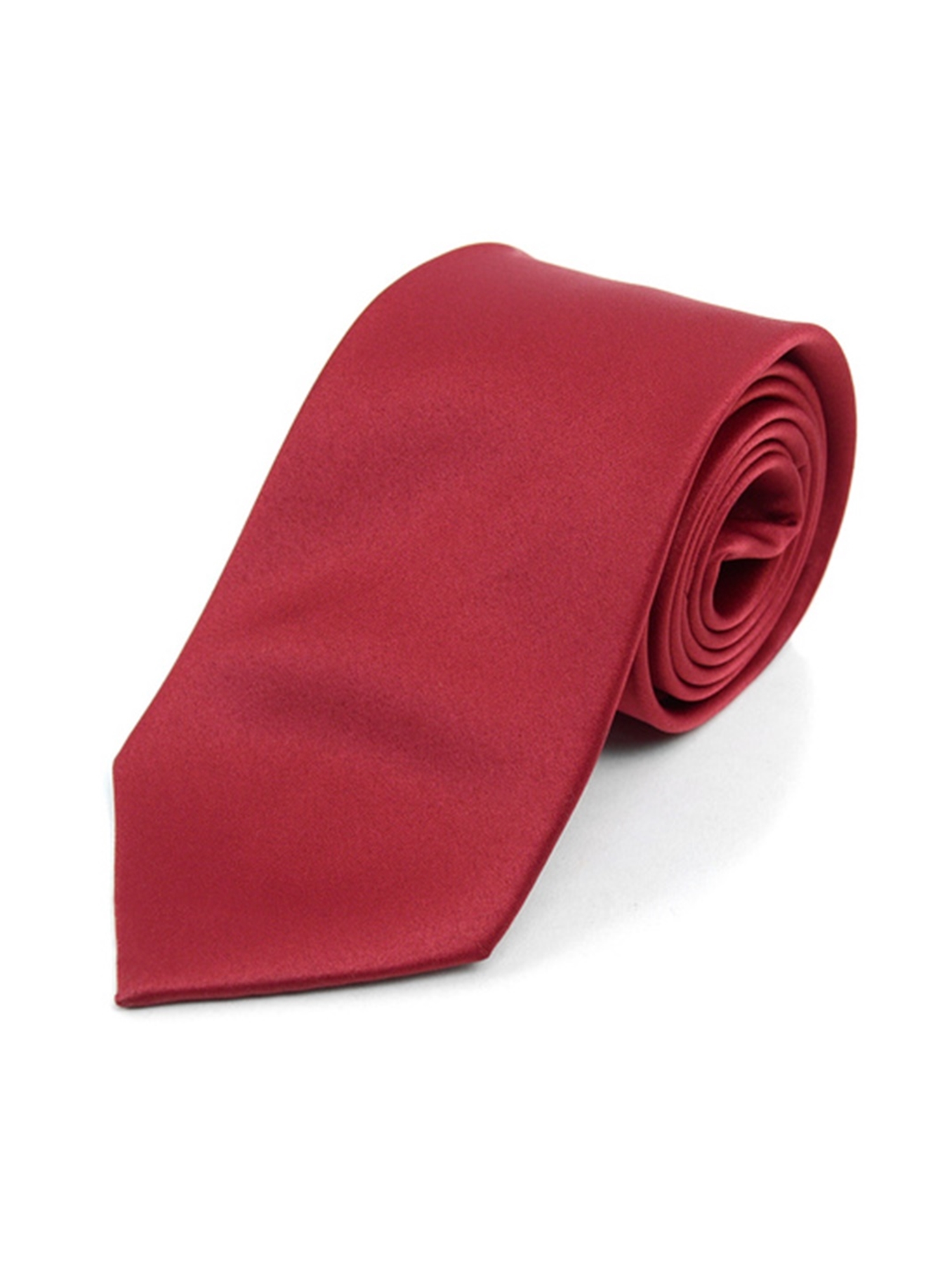 Boy's Age 12-16 Solid Color Wedding Necktie - Picture 9 of 29
