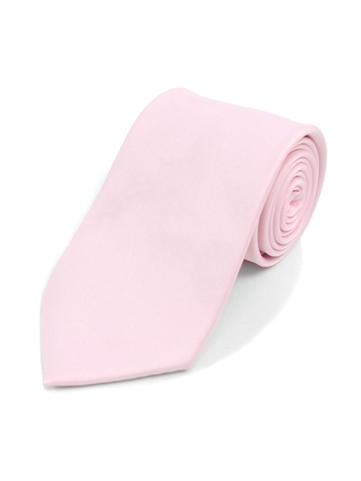 Boy's Age 12-16 Solid Color Wedding Necktie - Picture 21 of 29