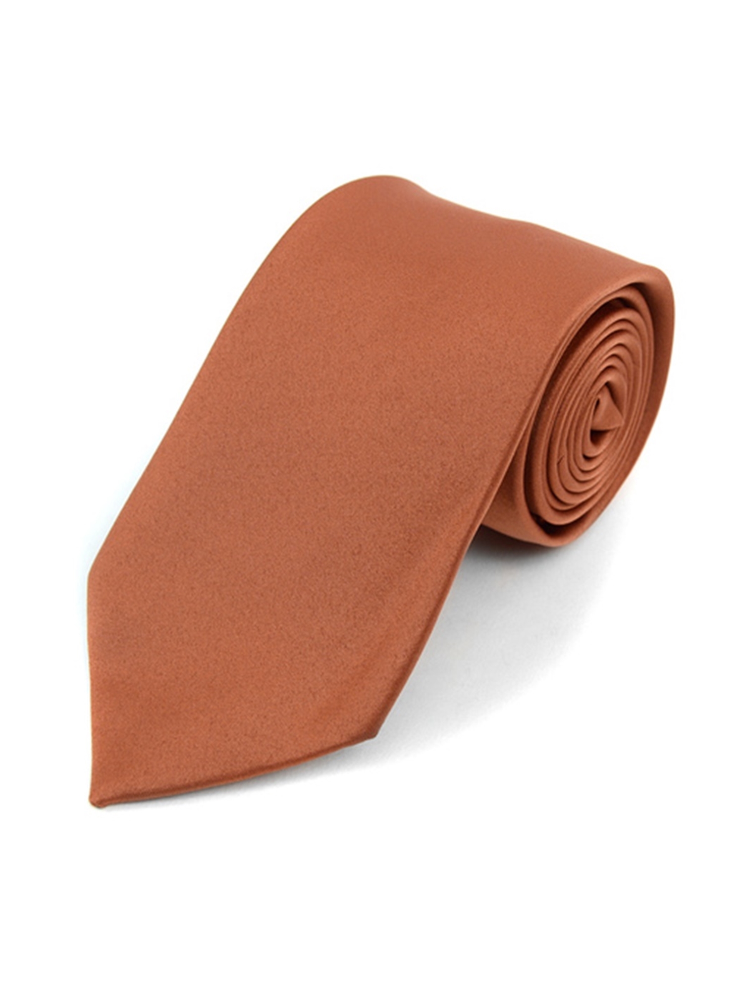 Boy's Age 12-16 Solid Color Wedding Necktie - Picture 24 of 29