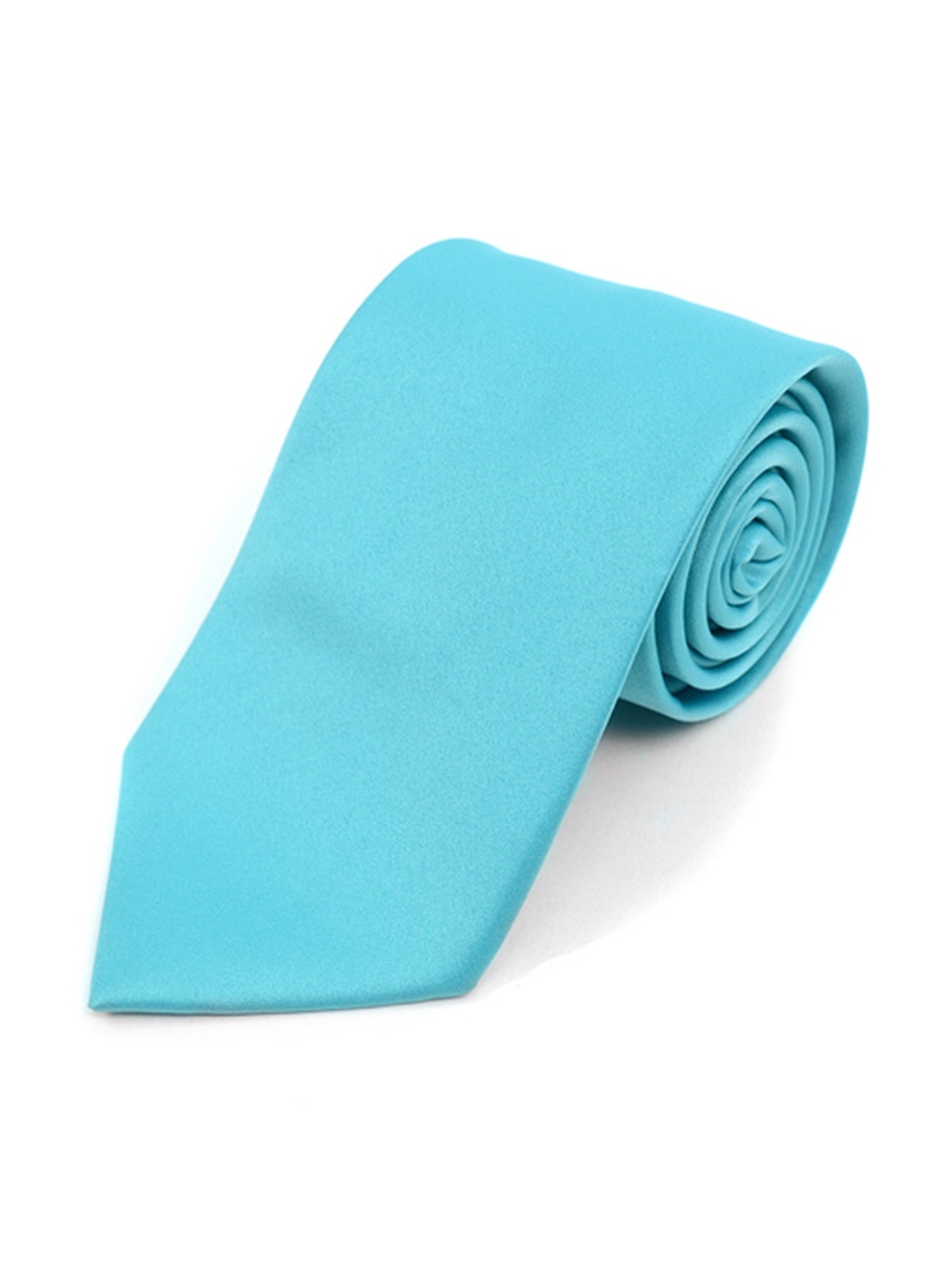 Boy's Age 12-16 Solid Color Wedding Necktie - Picture 29 of 29