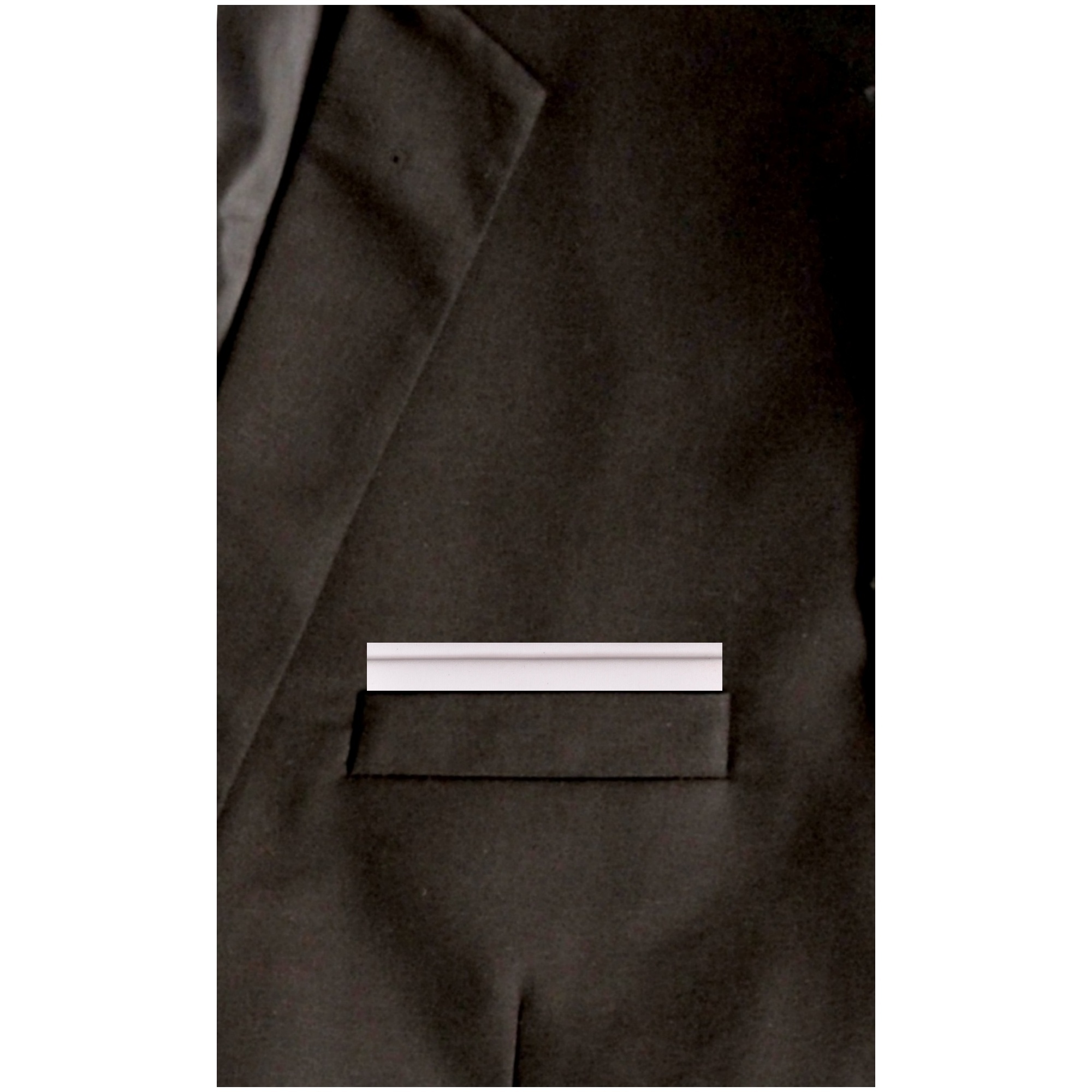 TheDapperTie - Men's Solid Flat Double Toned Pre Folded Pocket Square on Card - Photo 17/18