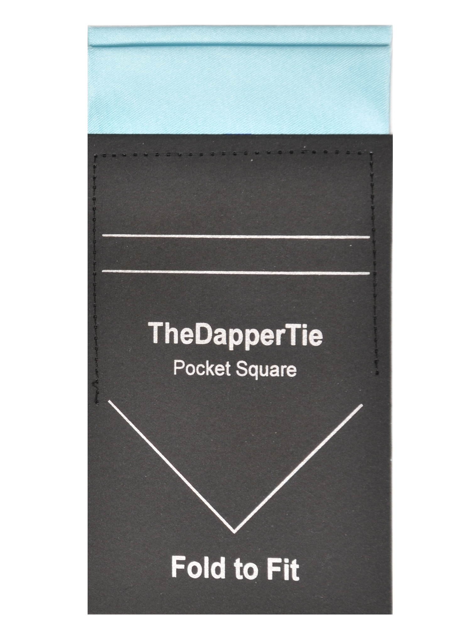 TheDapperTie - Men's Solid Flat Double Toned Pre Folded Pocket Square on Card - Picture 20 of 30