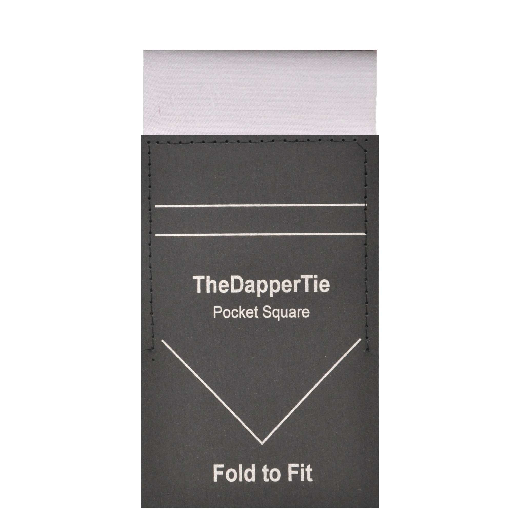 Cuadrado de bolsillo preplegado plano de lino para hombre - TheDapperTie - Imagen 9 de 12