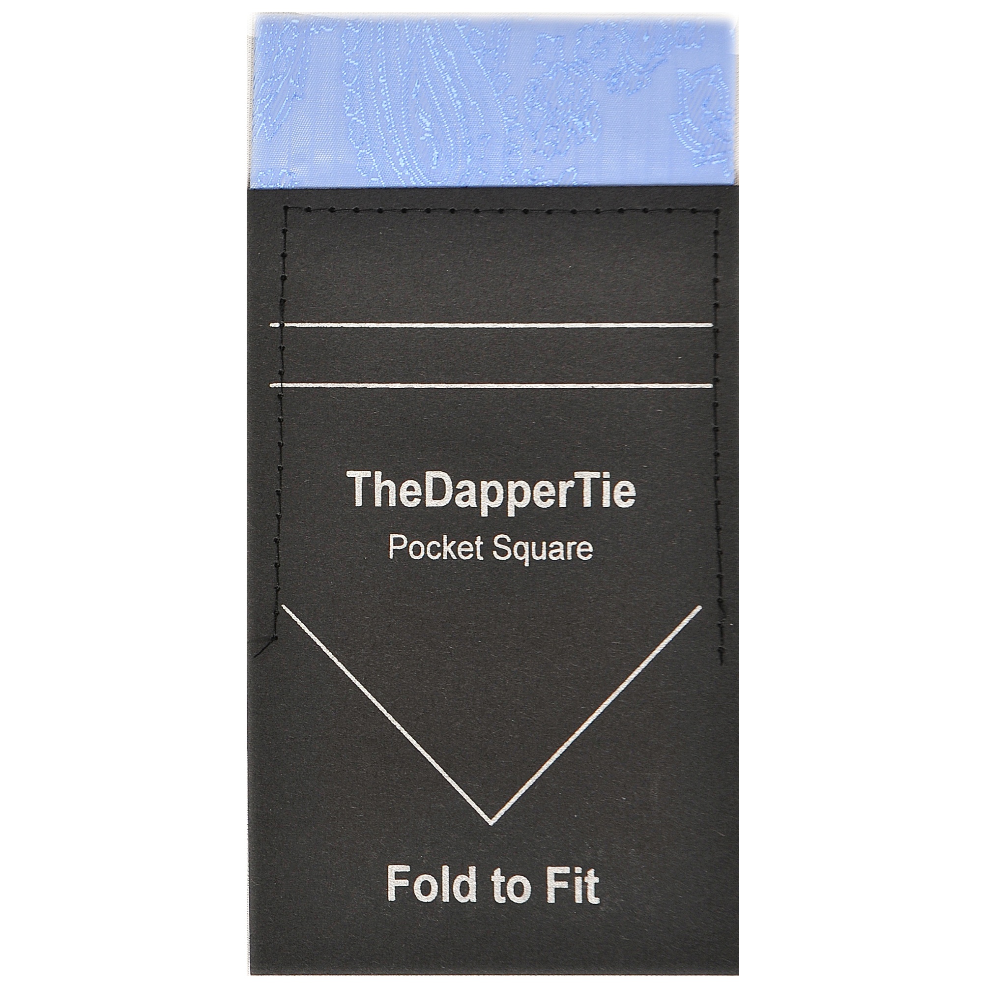 TheDapperTie - Nuevo Cuadrado de Bolsillo Pre Plegado Plano Paisley para Hombre en Tarjeta - Imagen 24 de 29