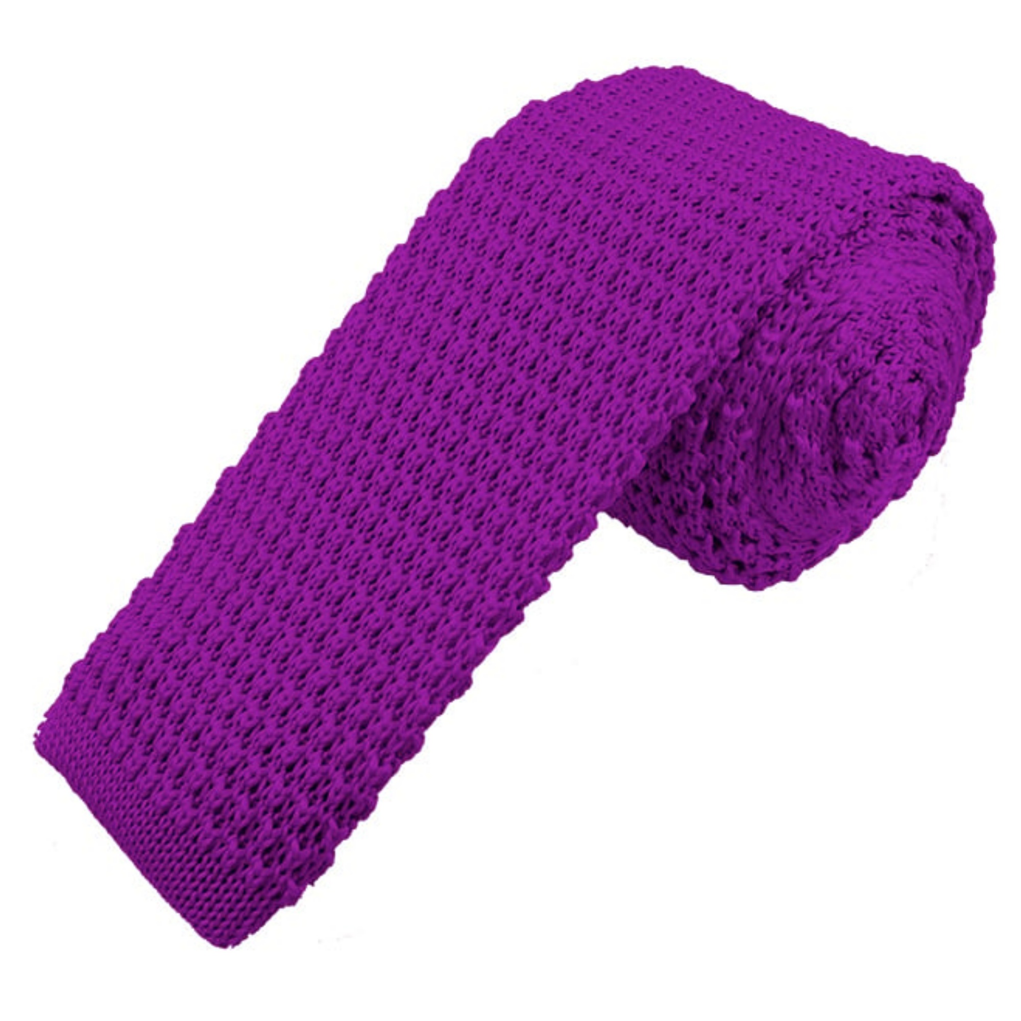 Corbatas de punto de color liso de 2,5 pulgadas de ancho y 58 pulgadas de largo para hombre - Imagen 7 de 12