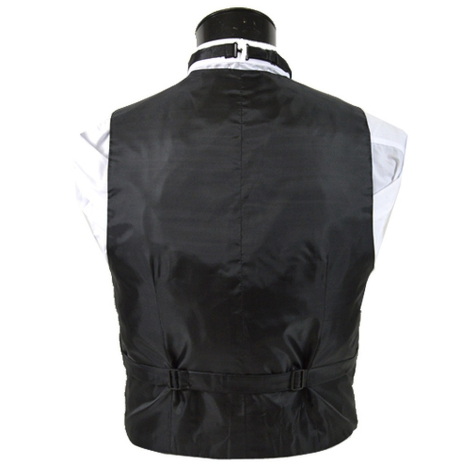 Men's Black 2 Pocket 5 Button Formal Suit Vest