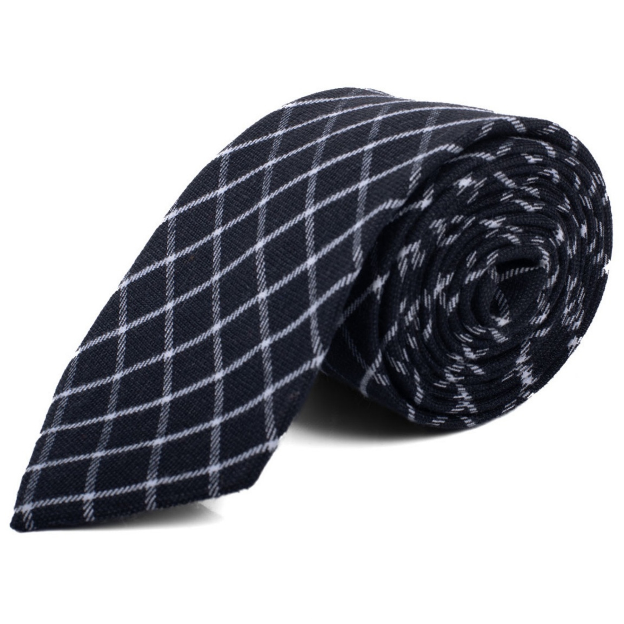 Corbatas para hombre a cuadros de 2,75 pulgadas de ancho y 57 pulgadas de largo 100 % algodón - Imagen 5 de 55