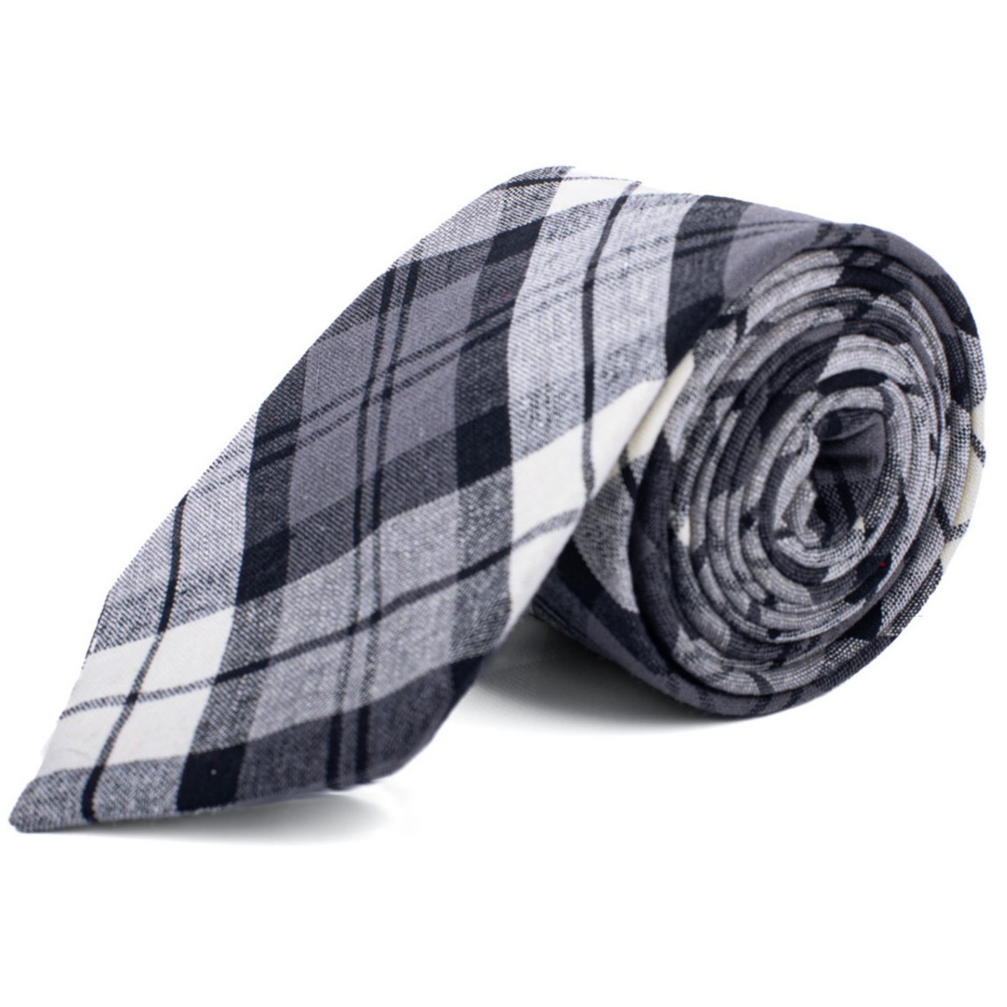 Corbatas para hombre a cuadros de 2,75 pulgadas de ancho y 57 pulgadas de largo 100 % algodón - Imagen 12 de 55
