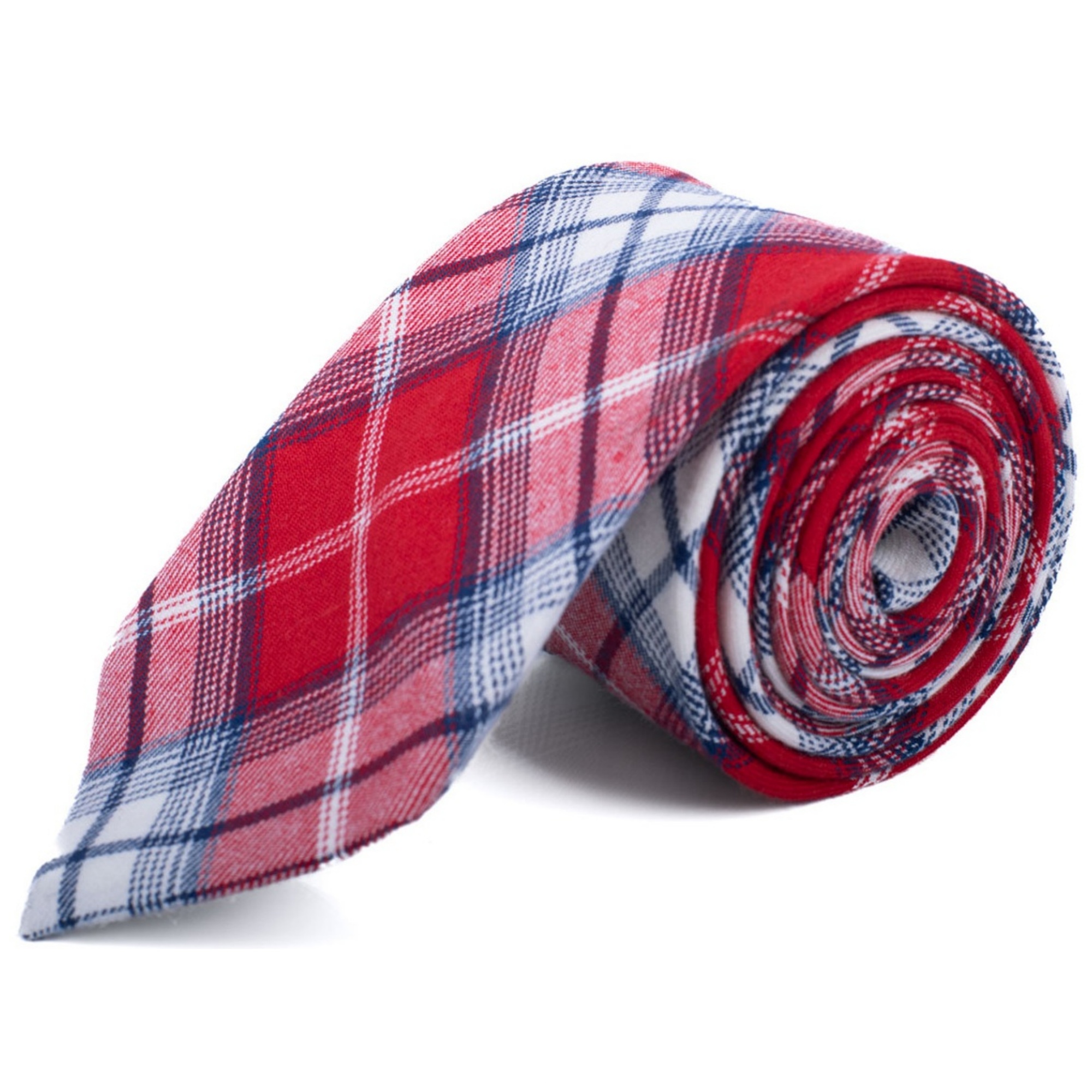 Corbatas para hombre a cuadros de 2,75 pulgadas de ancho y 57 pulgadas de largo 100 % algodón - Imagen 50 de 55