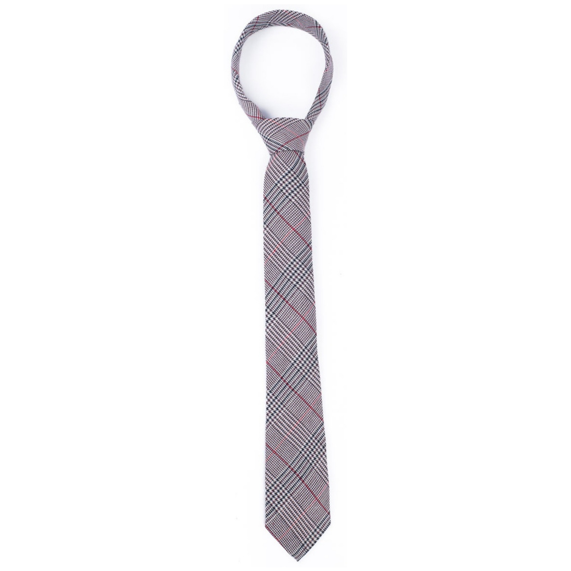 Corbatas para hombre a cuadros de 2,75 pulgadas de ancho y 57 pulgadas de largo 100 % algodón - Imagen 9 de 55