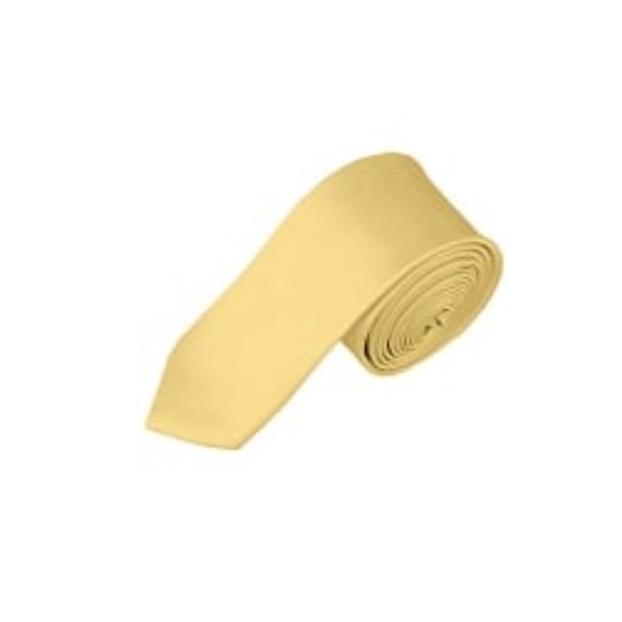 Men's Solid Color Skinny 2 Inch Wide And 57 Inch Long Neckties - Picture 30 of 54