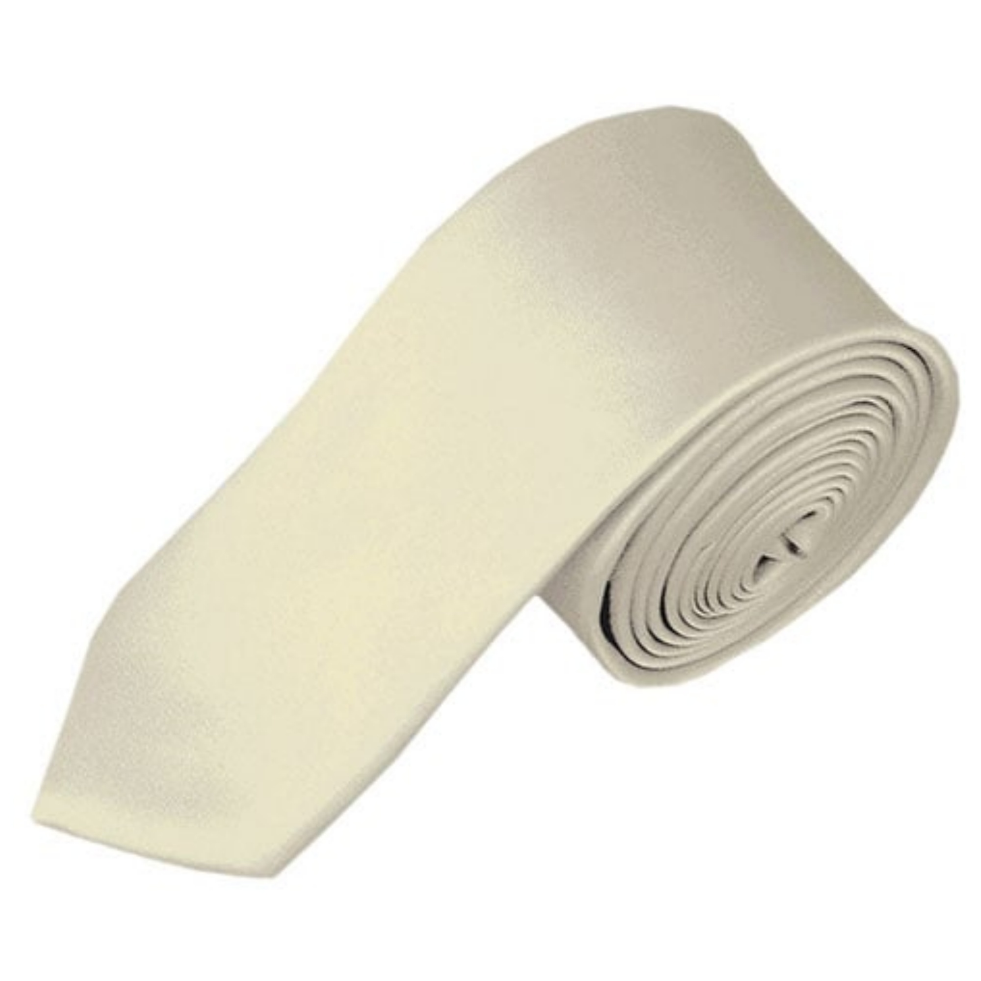 Men's Solid Color Skinny 2 Inch Wide And 57 Inch Long Neckties - Picture 24 of 54