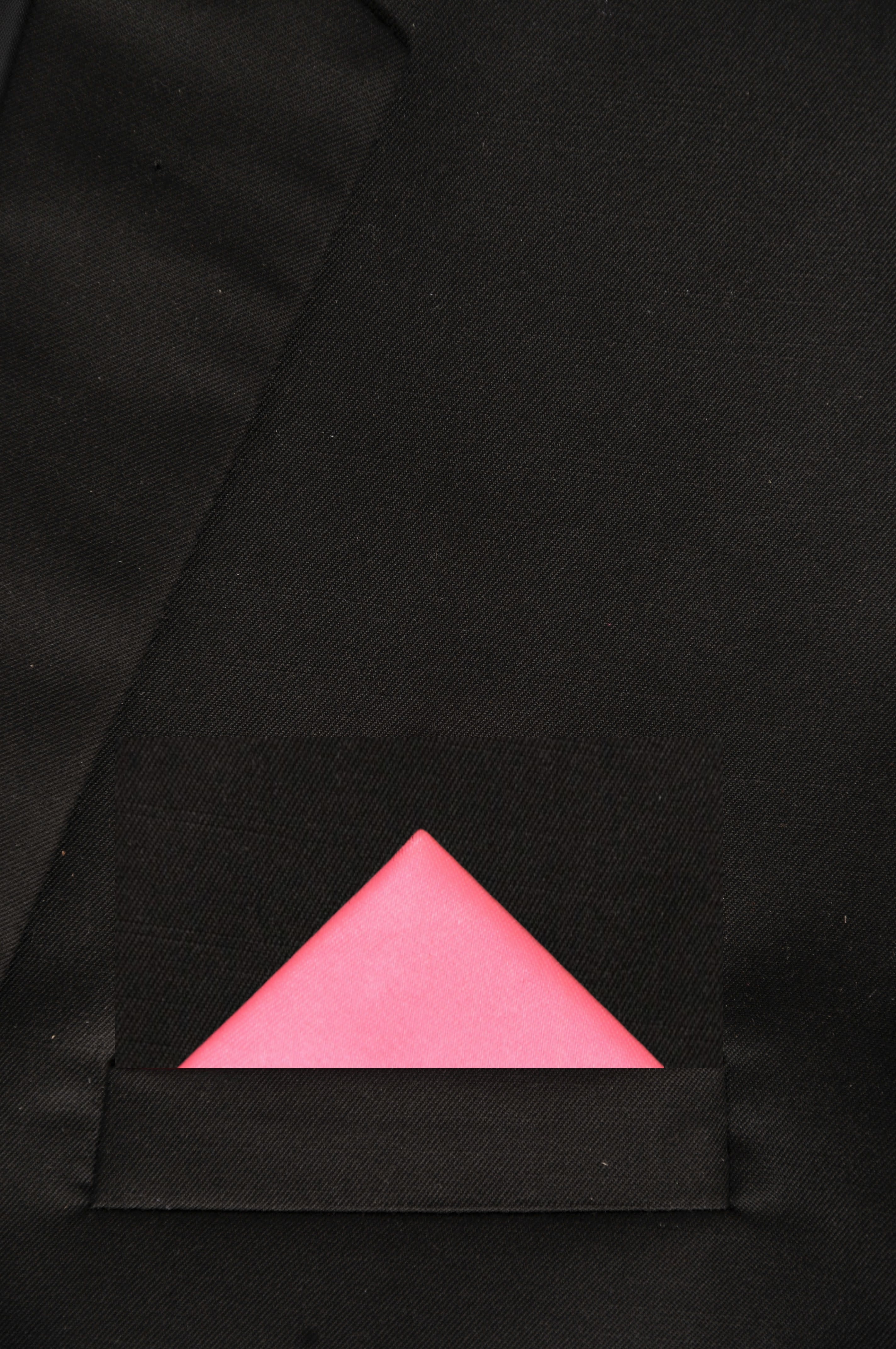 TheDapperTie - Men's Solid Triangle Pre Folded Pocket Square on Card - Picture 9 of 30