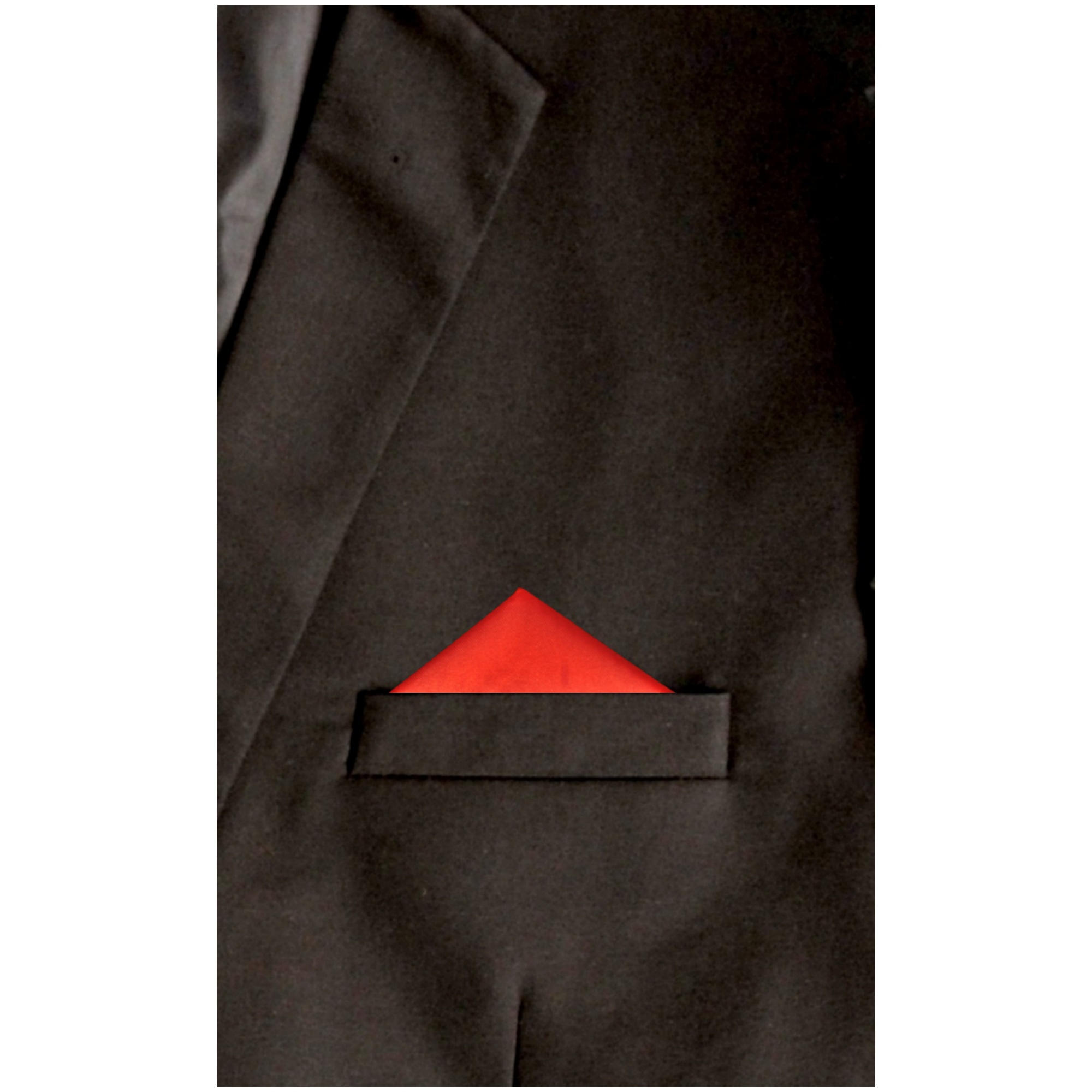 TheDapperTie - Men's Solid Triangle Pre Folded Pocket Square on Card - Picture 16 of 30