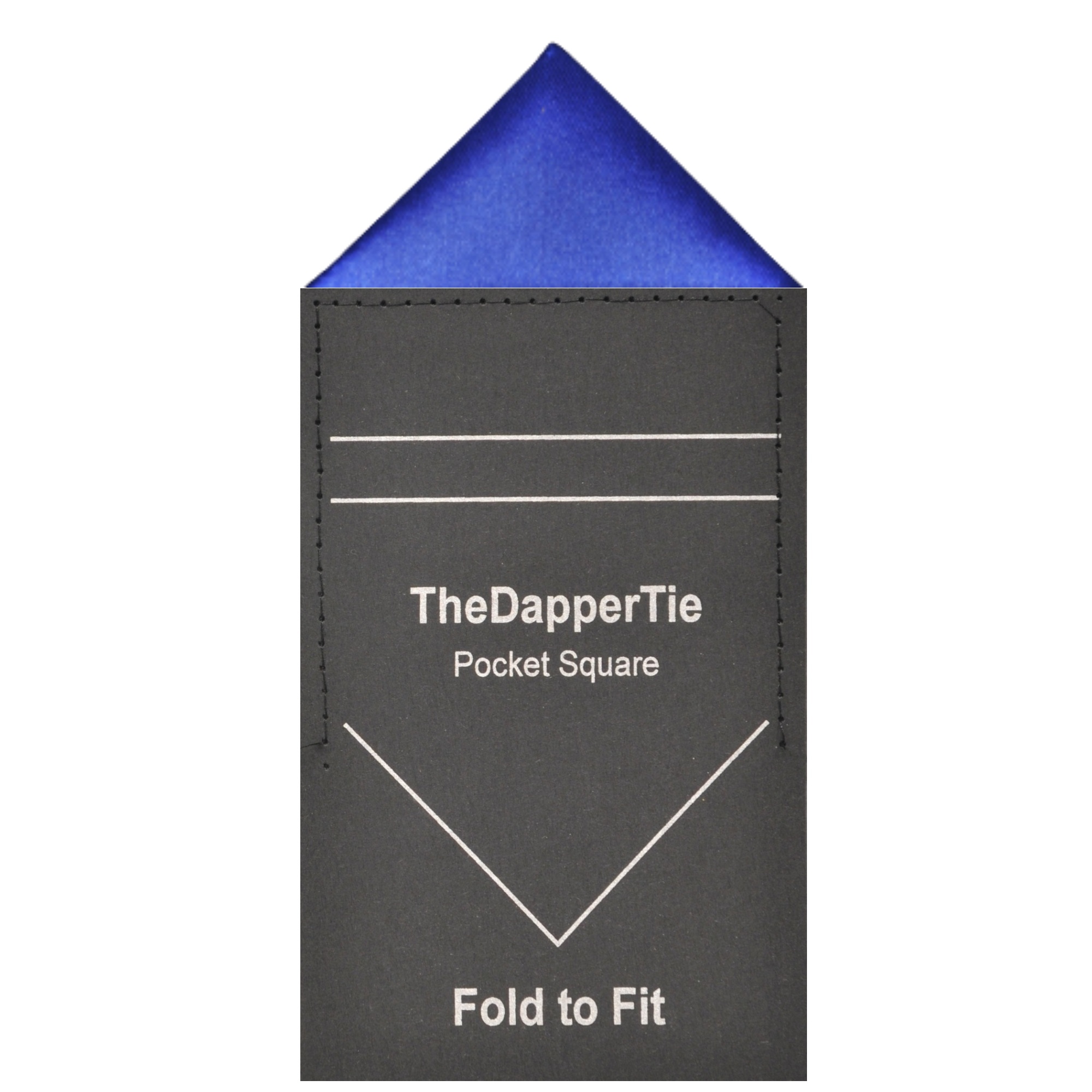 TheDapperTie - Men's Solid Triangle Pre Folded Pocket Square on Card - Picture 19 of 30