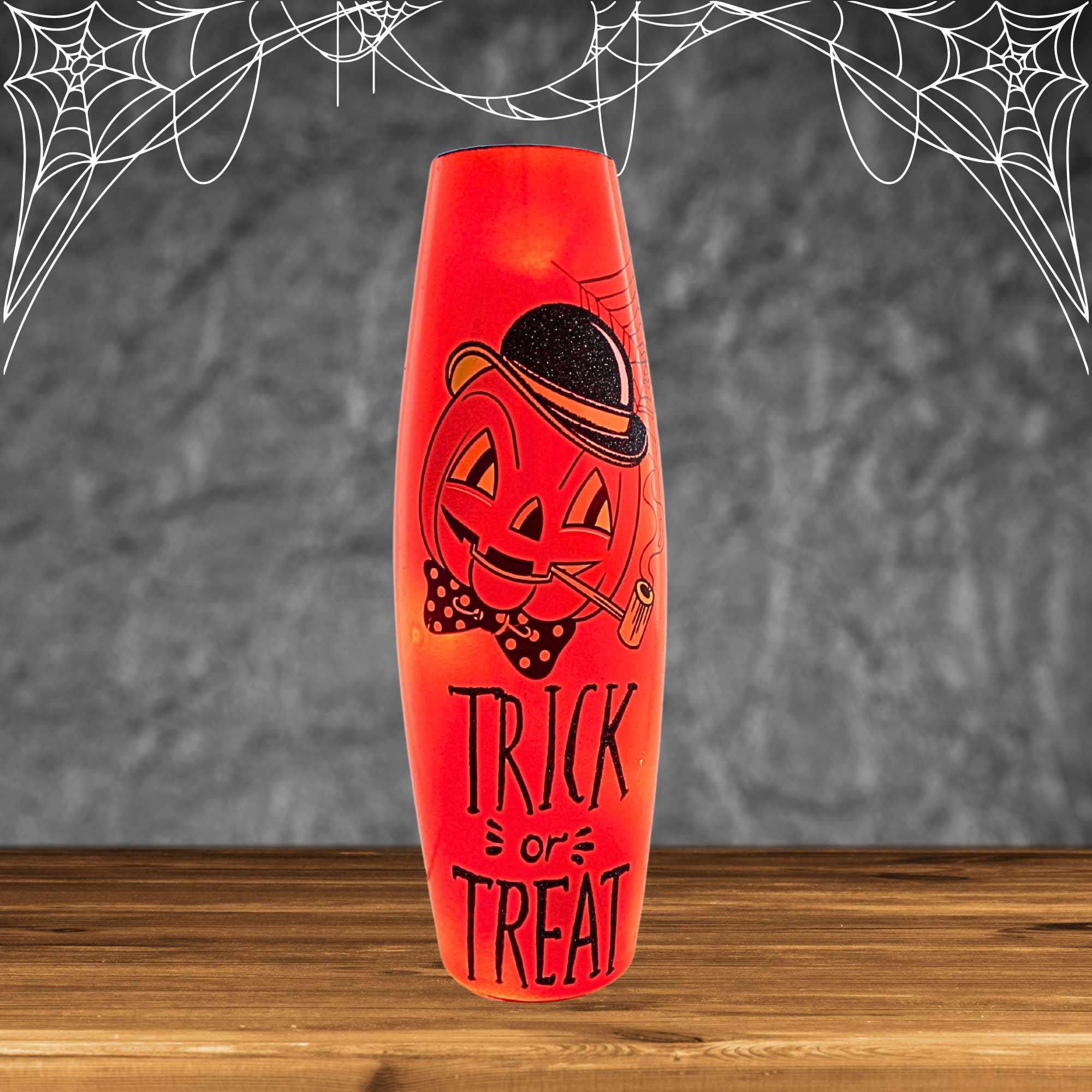 Stony Creek Pre-Lit Lg Vase Halloween Vintage-Looking - Picture 6 of 8