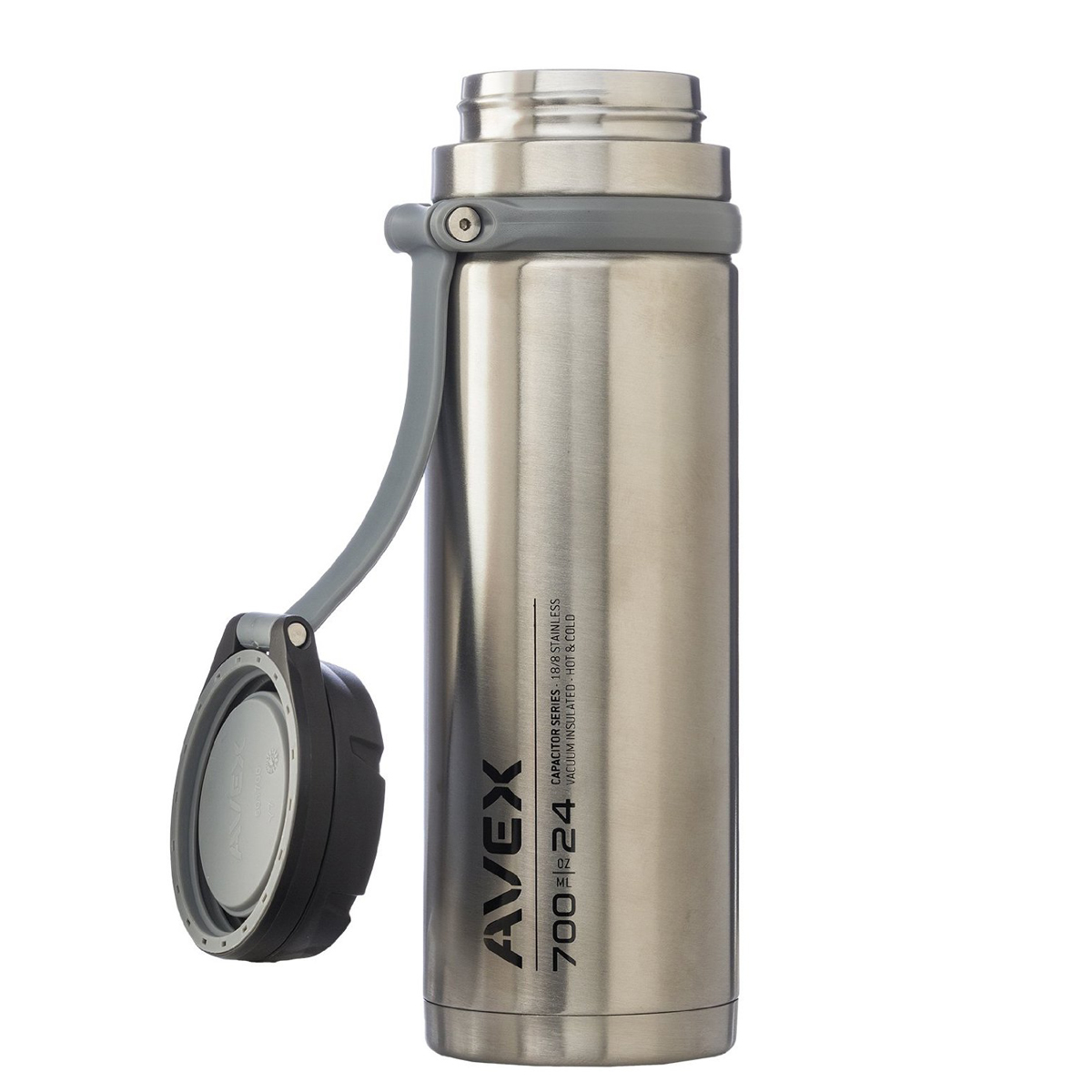 avex metal water bottle