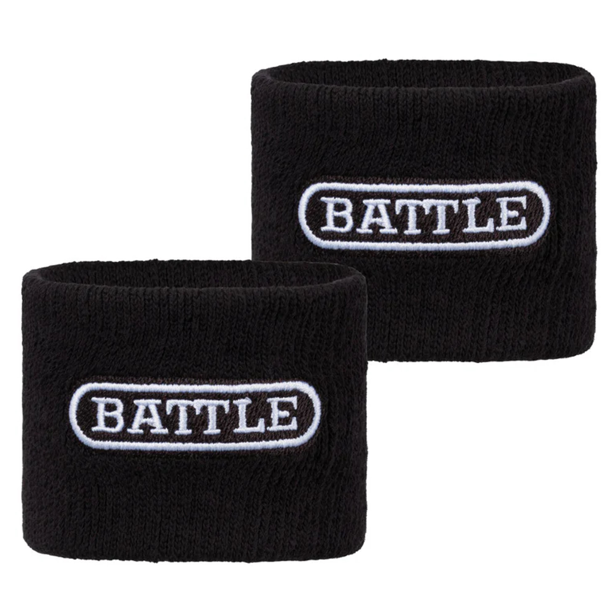 Battle Sports Football Wristbands, 2 Pack