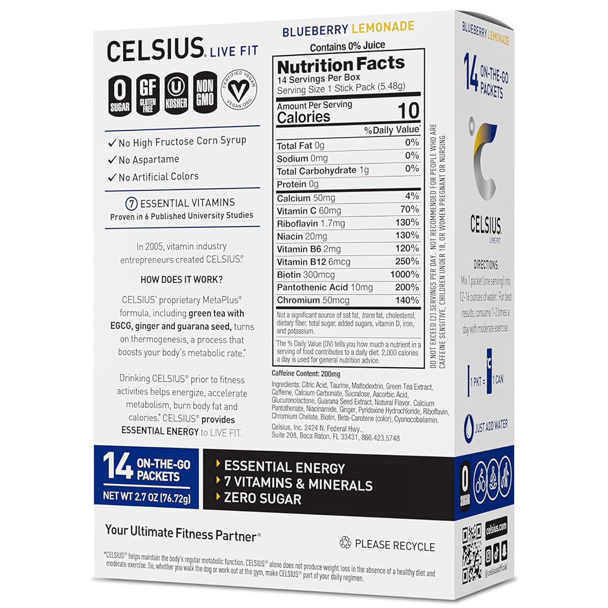 Barra en polvo Celsius On-The-Go Zero - Imagen 6 de 30