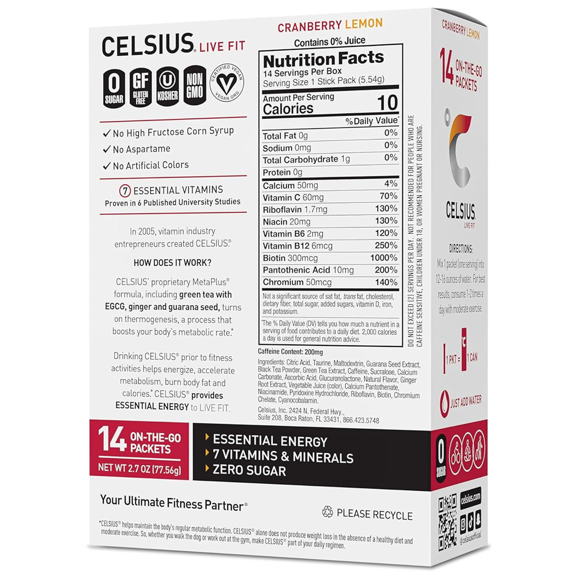 Barra en polvo Celsius On-The-Go Zero - Imagen 9 de 30