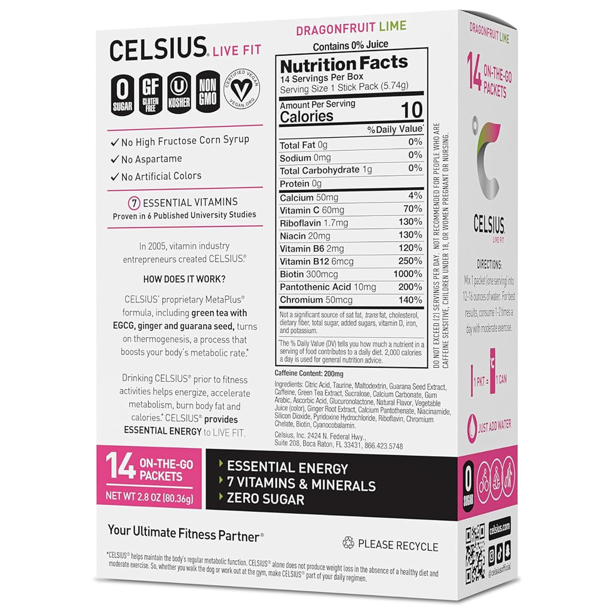 Barra en polvo Celsius On-The-Go Zero - Imagen 13 de 30