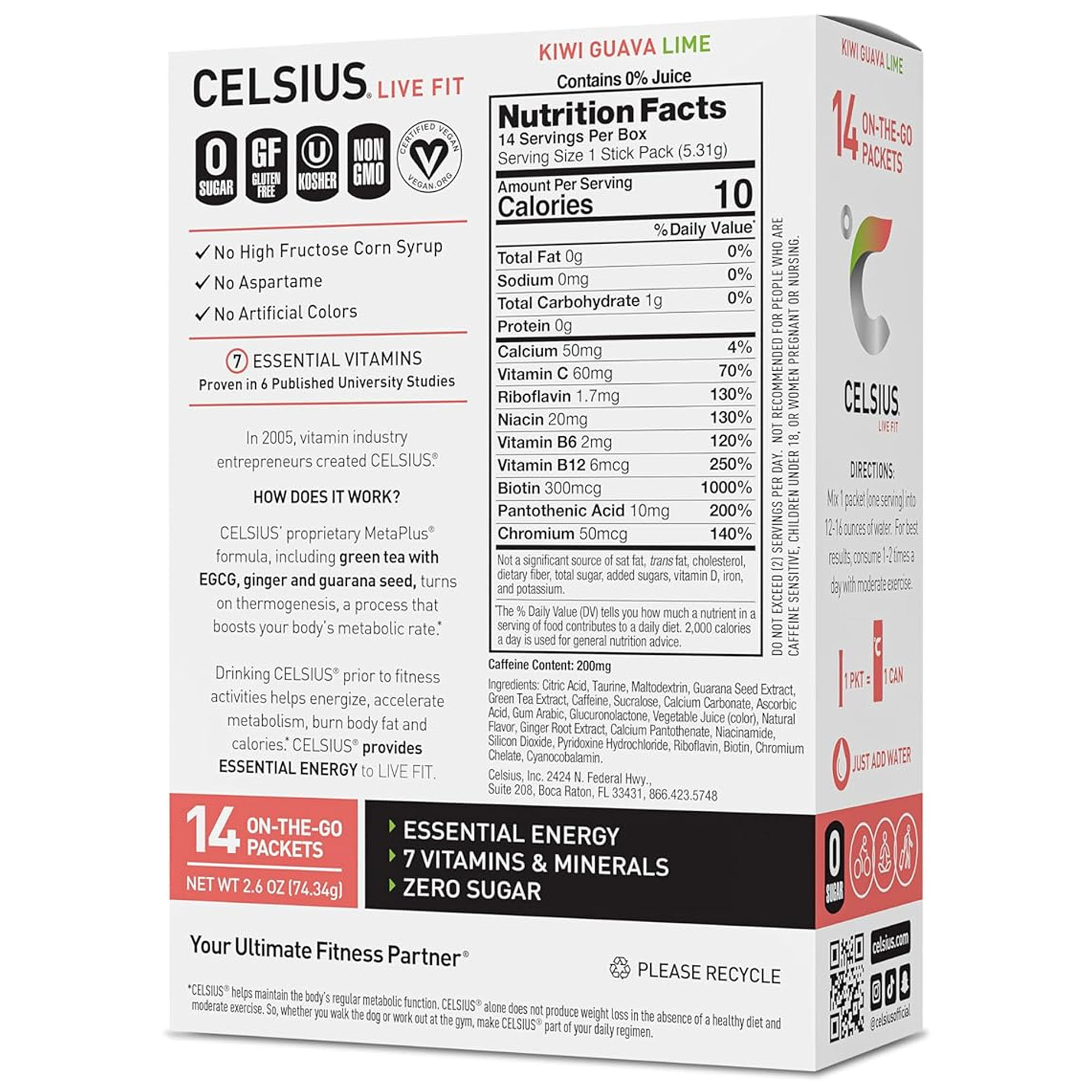 Barra en polvo Celsius On-The-Go Zero - Imagen 15 de 30